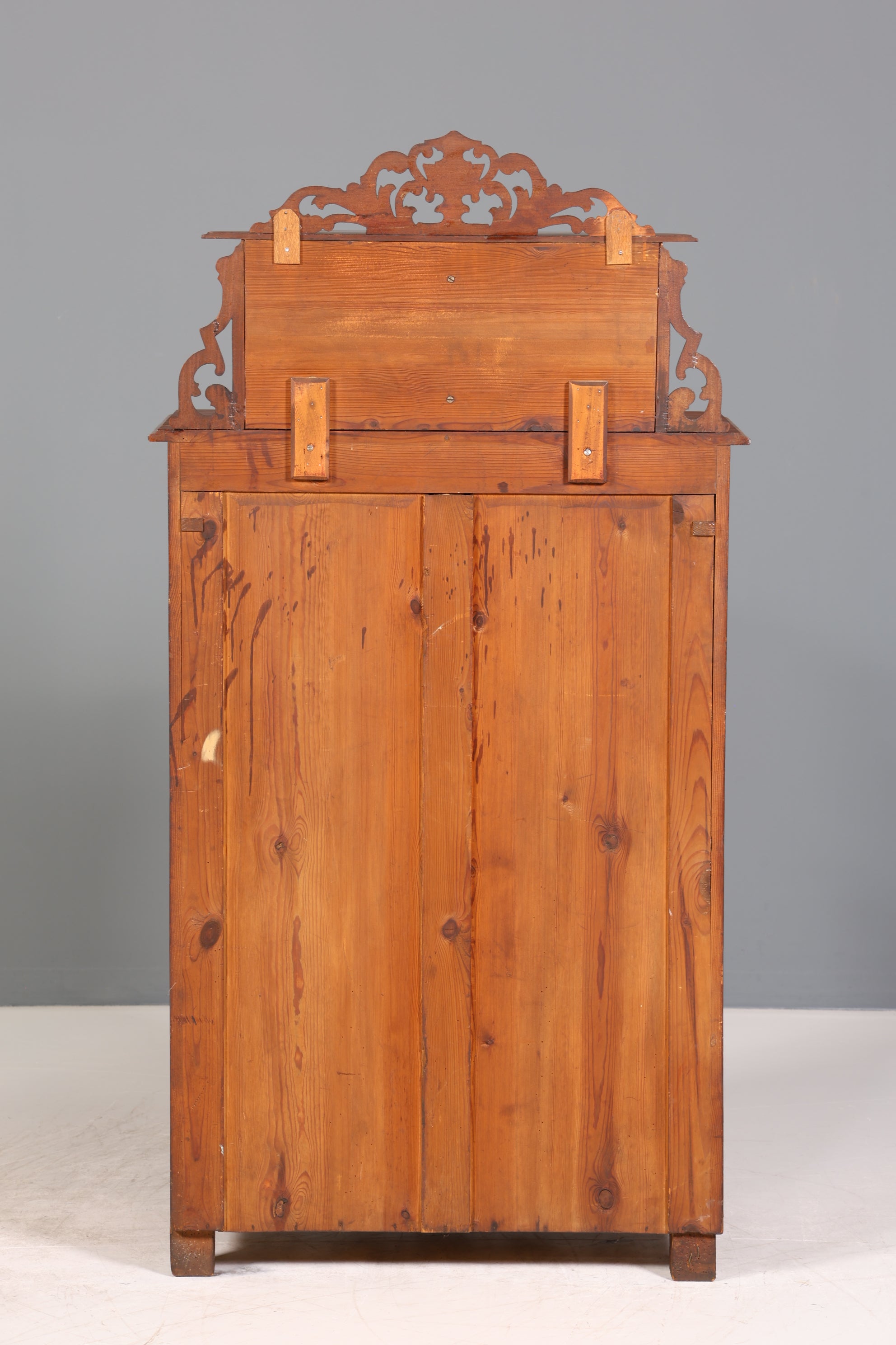 Traumhafter Louis Philippe Schrank um 1880 Gründerzeit Vertiko Aufsatz Schrank