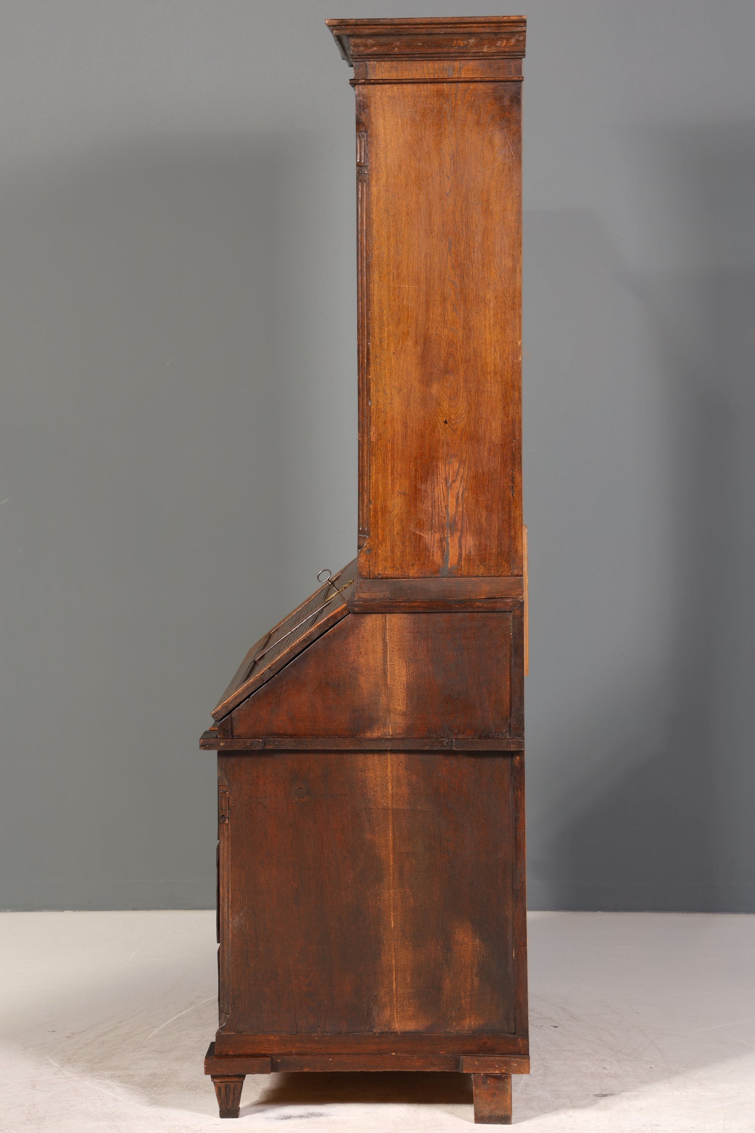 Beeindruckender Biedermeier Sekretär Louis Seize Aufsatzsekretär um 1810 Schreibkommode Büroschrank Kommode