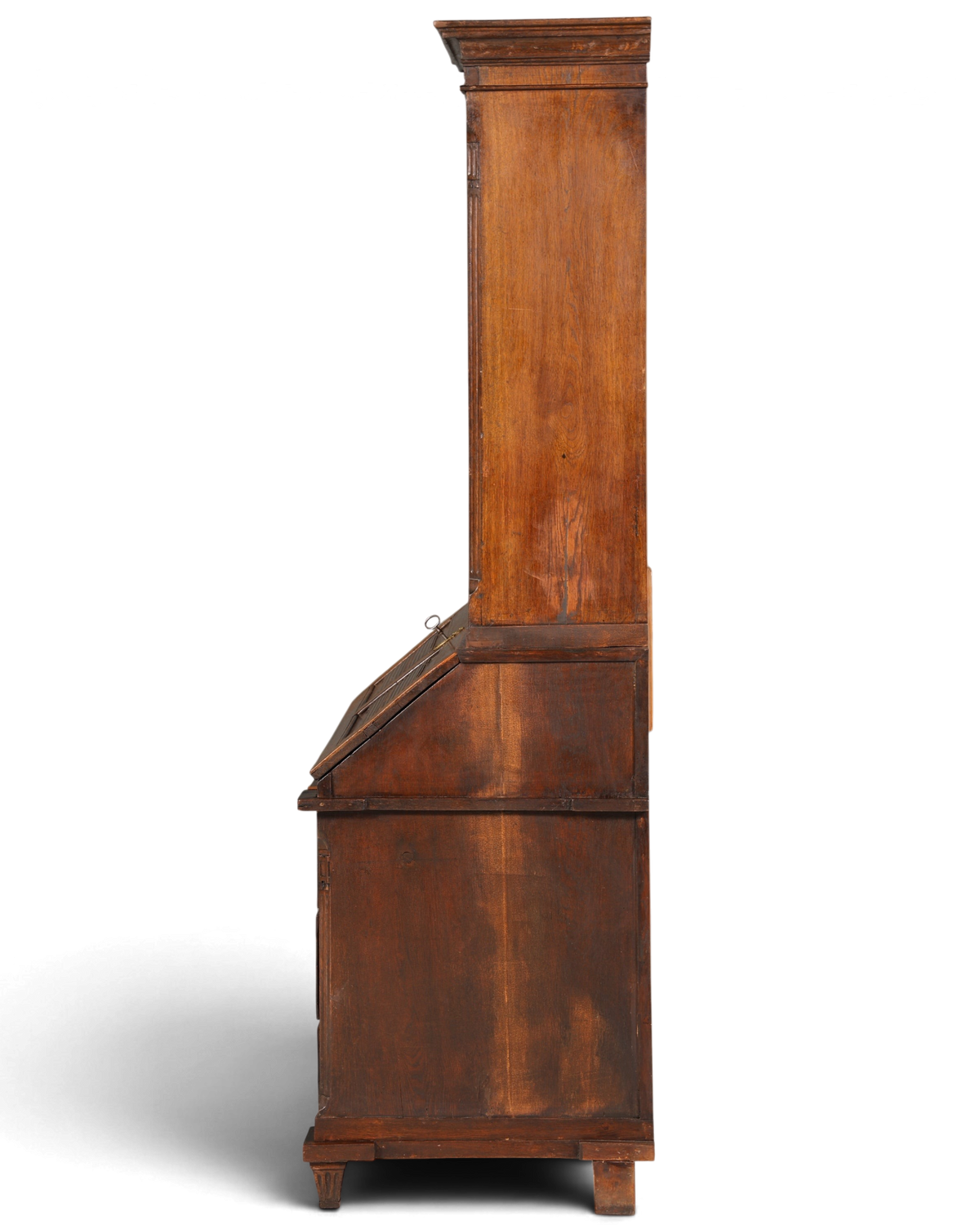 Beeindruckender Biedermeier Sekretär Louis Seize Aufsatzsekretär um 1810 Schreibkommode Büroschrank Kommode