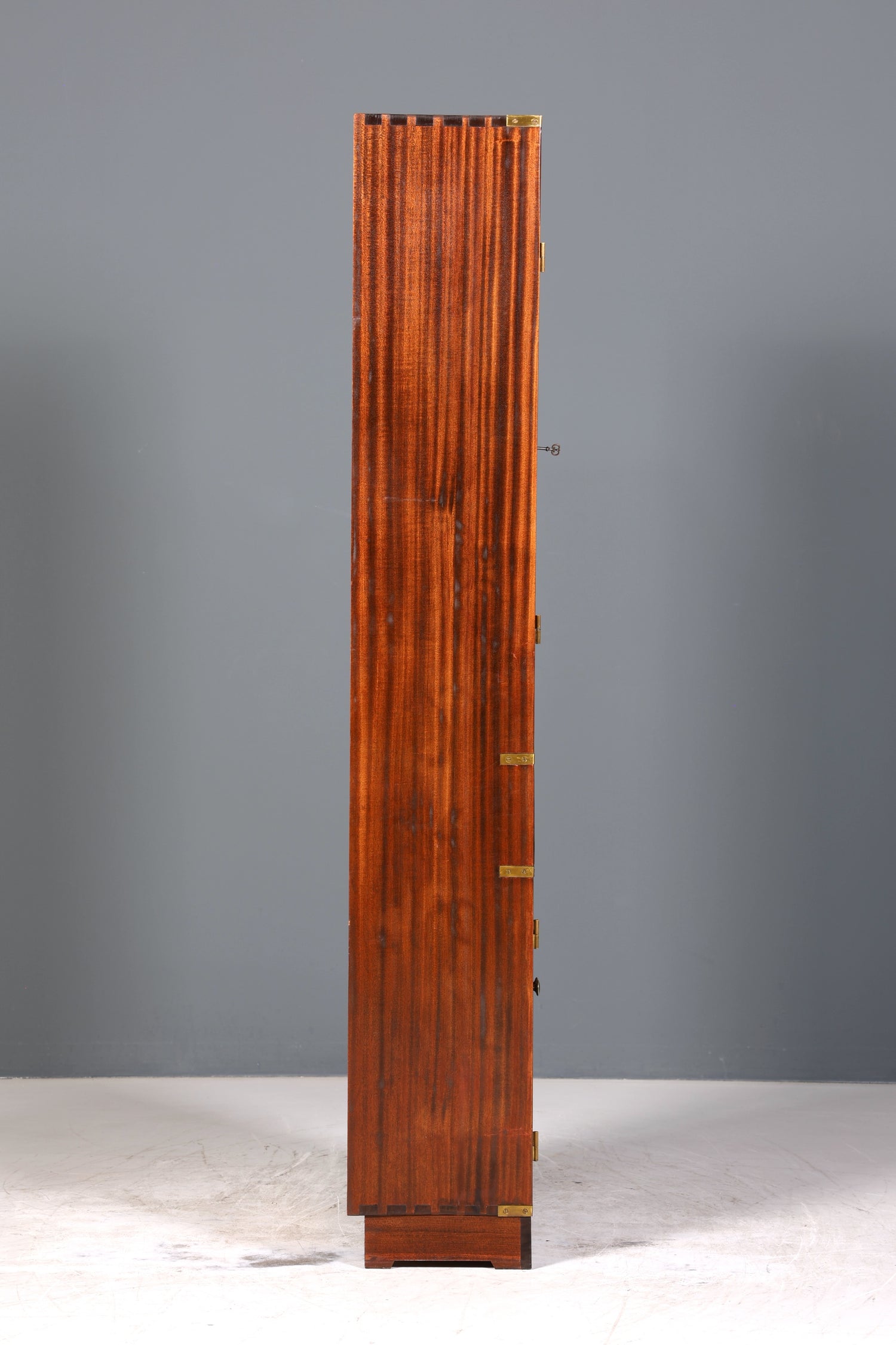 Wunderschöne Englische Vitrine Maritime Bibliothek Schrank echt Holz Geschirrschrank Regal 3 von 3