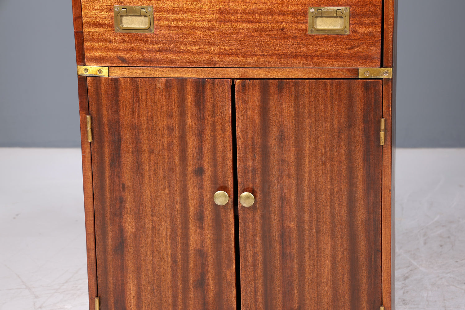 Wunderschöne Englische Vitrine Maritime Bibliothek Schrank echt Holz Geschirrschrank Regal 3 von 3