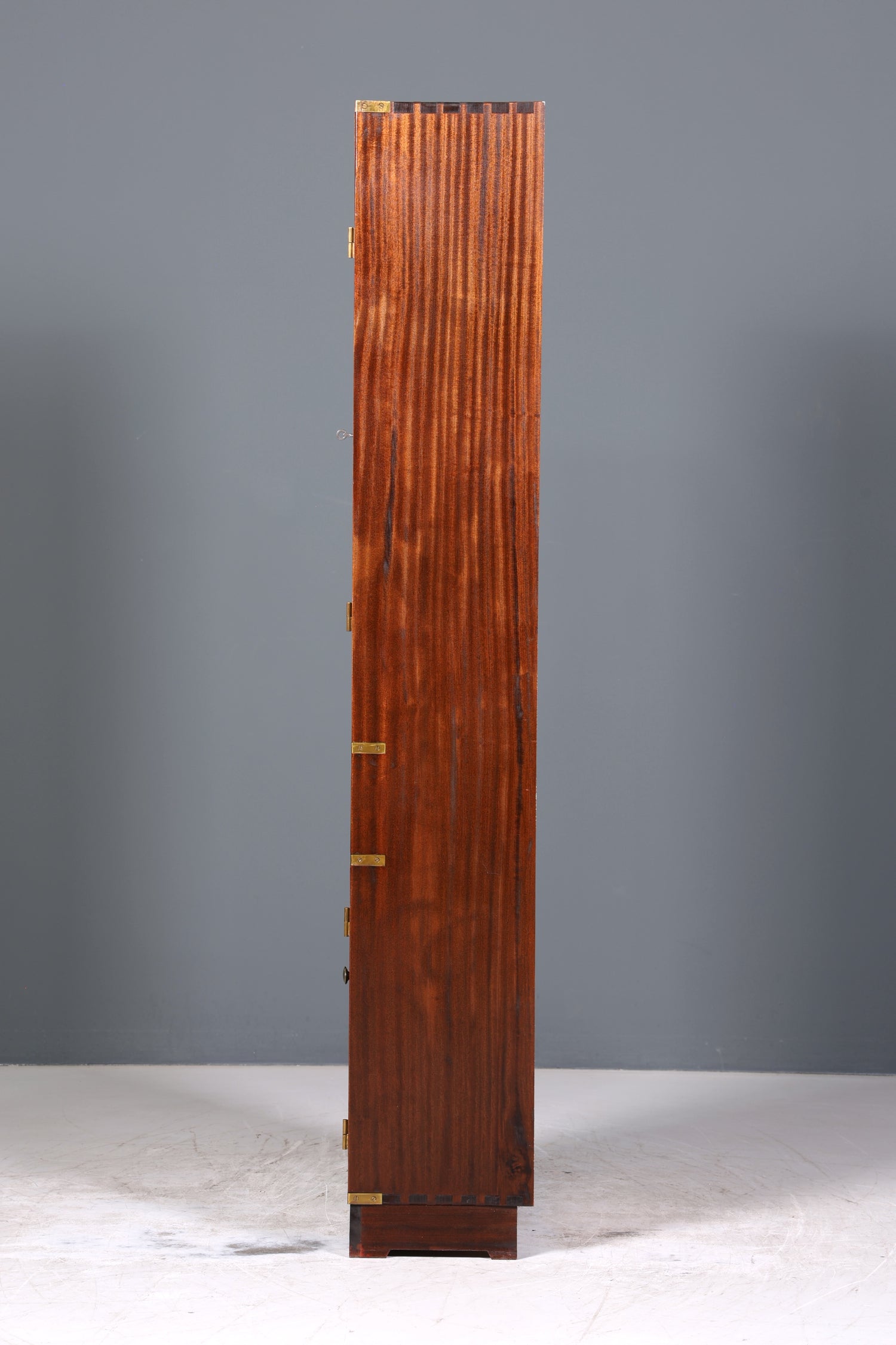 Wunderschöne Englische Vitrine Maritime Bibliothek Schrank echt Holz Geschirrschrank Regal 2 von 3