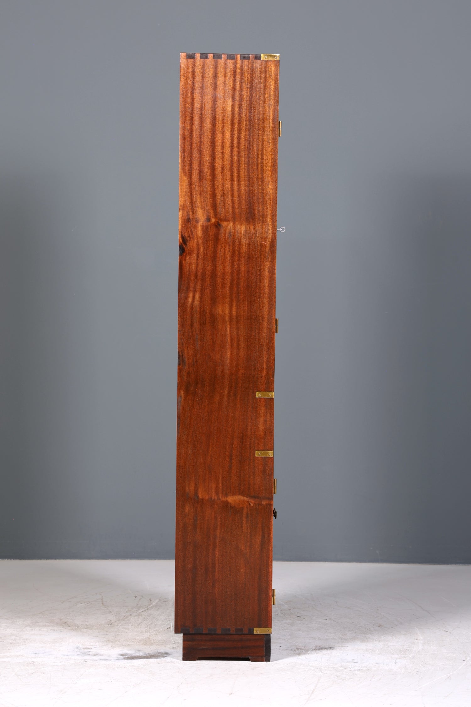 Wunderschöne Englische Vitrine Maritime Bibliothek Schrank echt Holz Geschirrschrank Regal 2 von 3