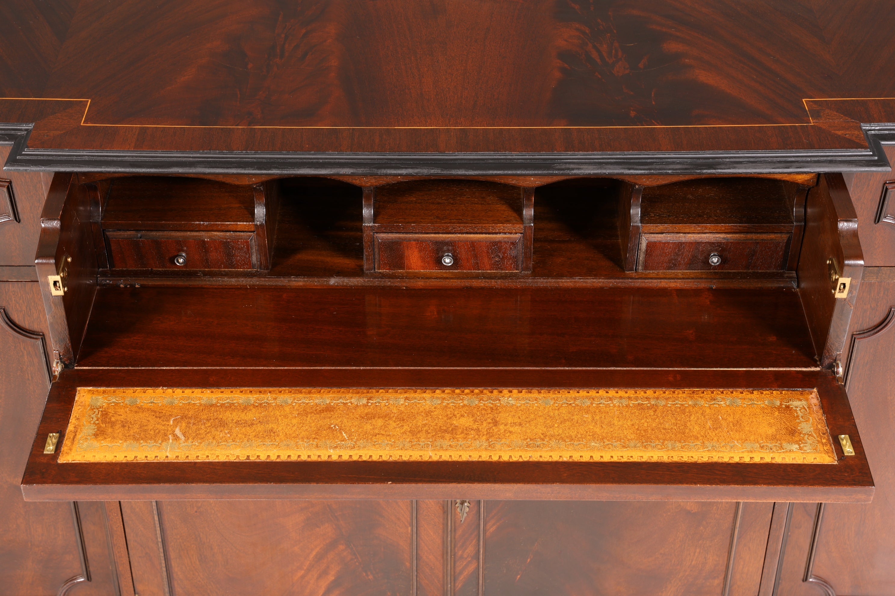 Wunderschönes Englisches Sideboard Mahagoni Schrank Antik 60s Buffetschrank Kommode
