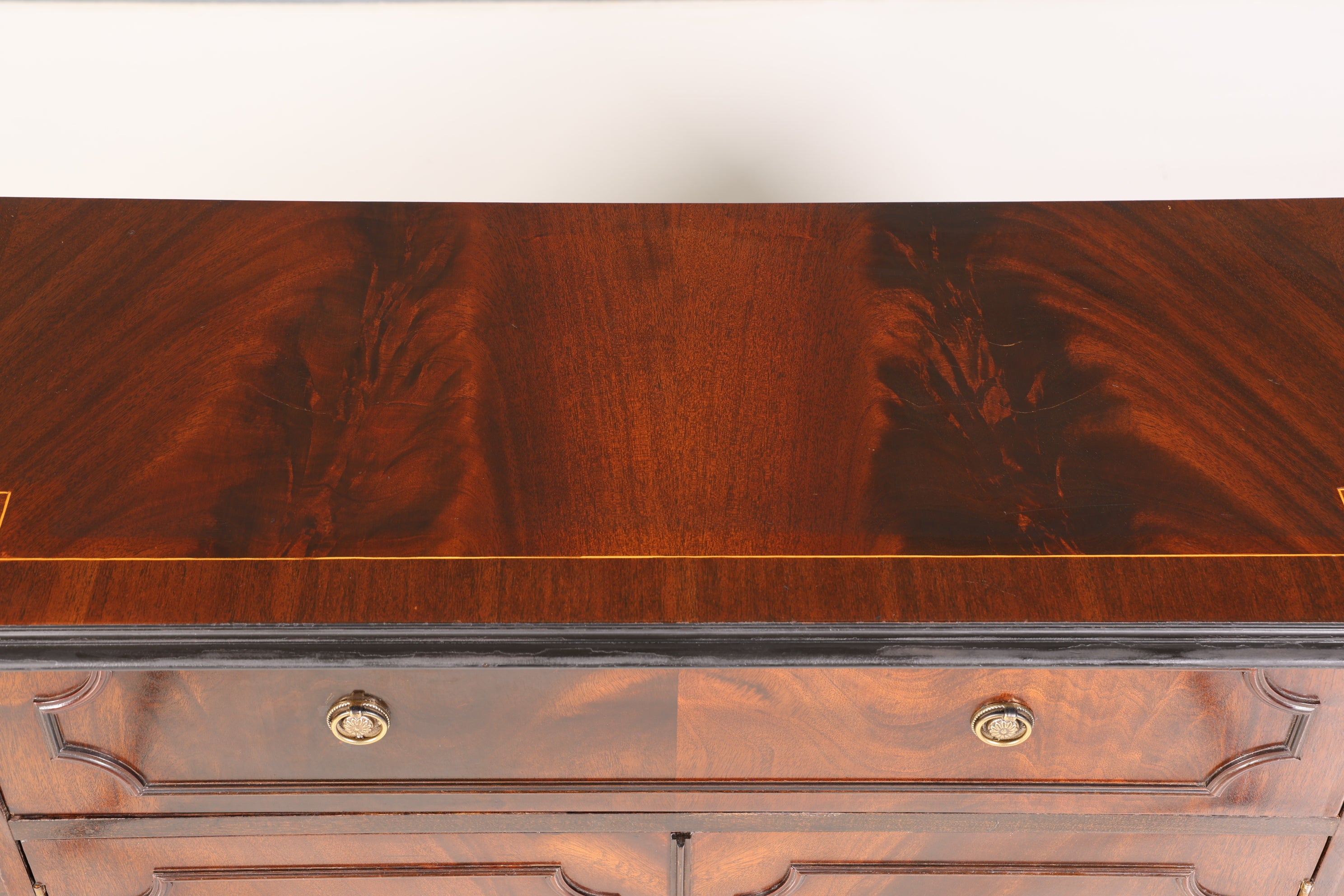 Wunderschönes Englisches Sideboard Mahagoni Schrank Antik 60s Buffetschrank Kommode