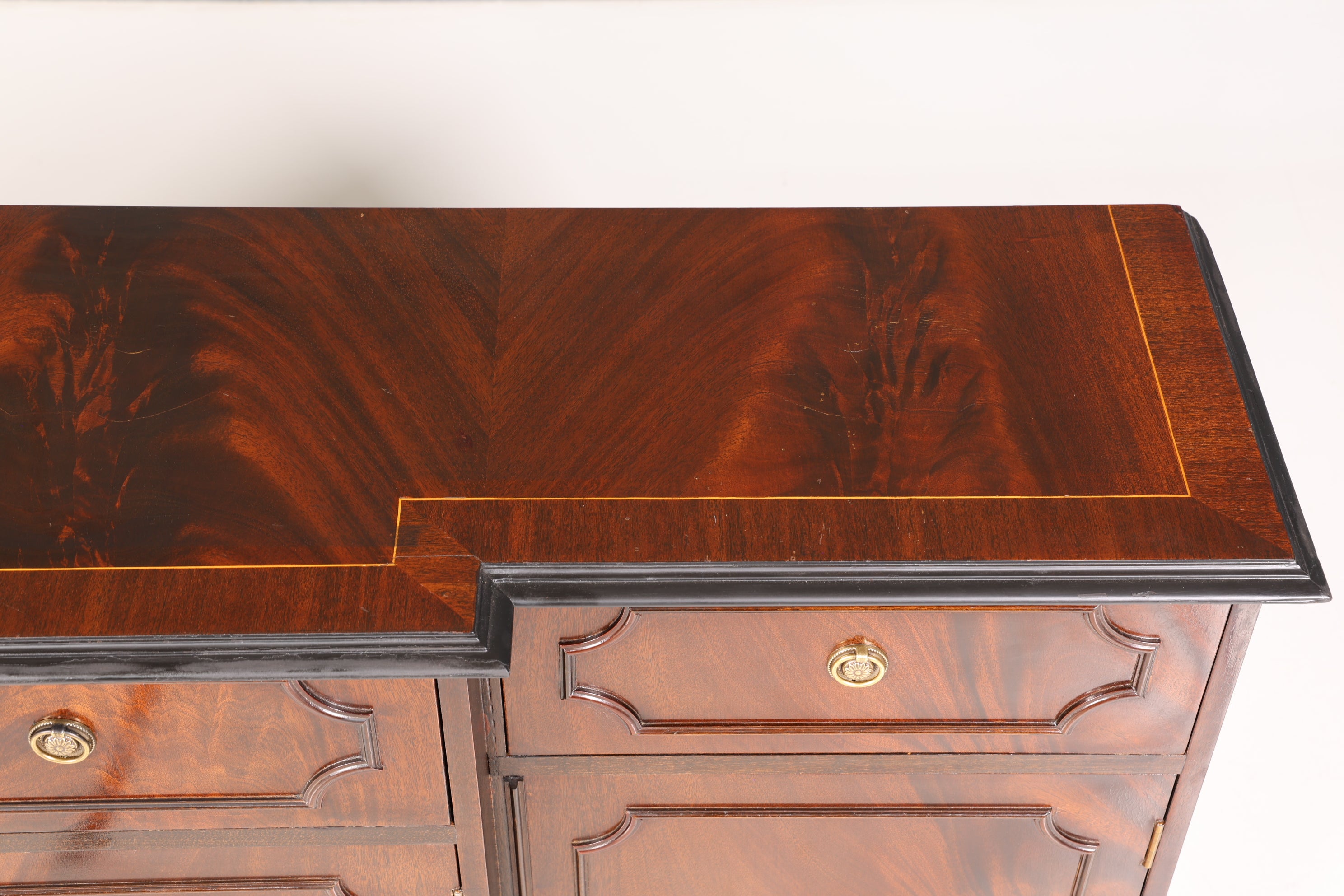 Wunderschönes Englisches Sideboard Mahagoni Schrank Antik 60s Buffetschrank Kommode