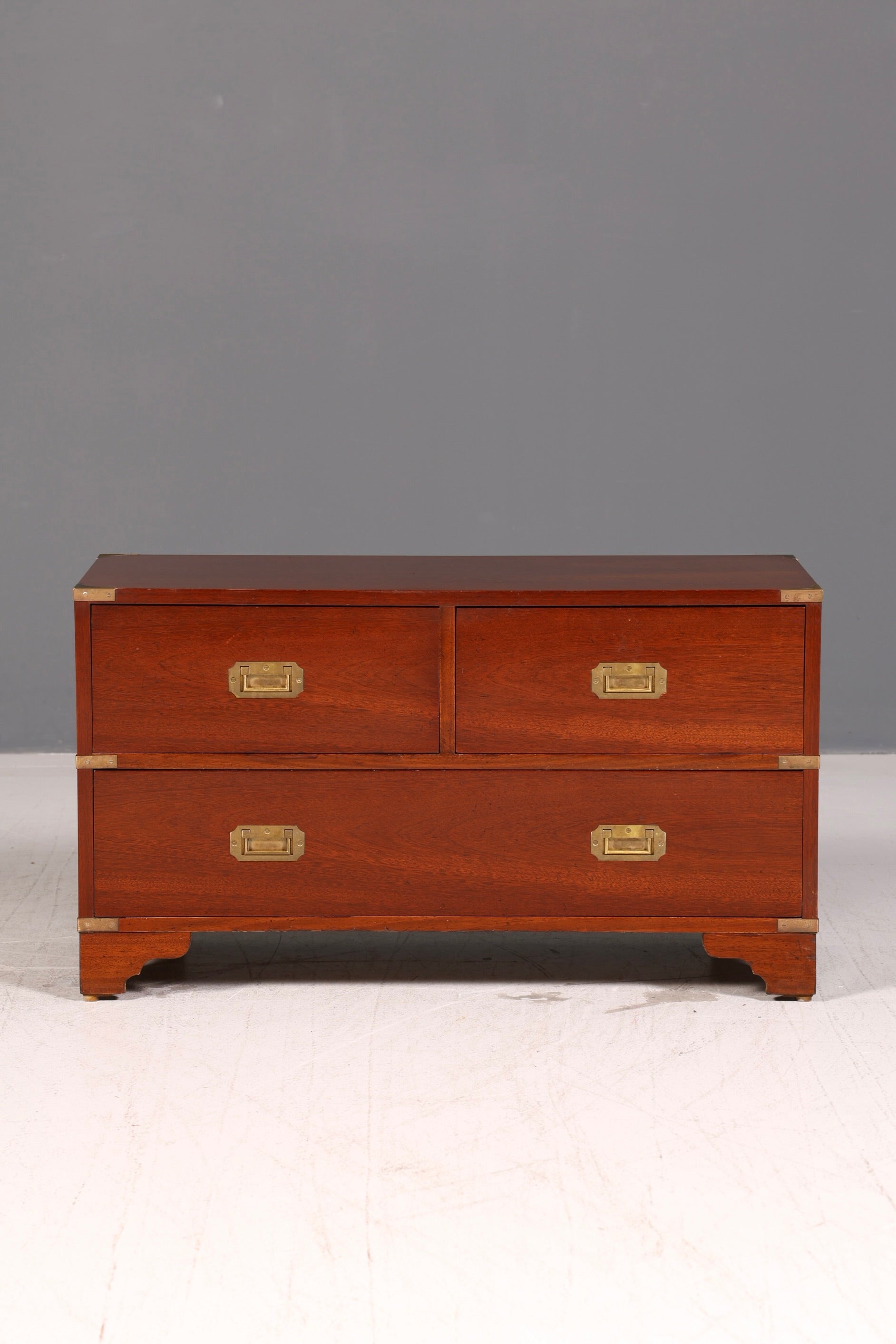 Wunderschöne Maritime Kommode Kemble Englisch Military Chest Schubladenkommode Wäschekommode 2 von 2