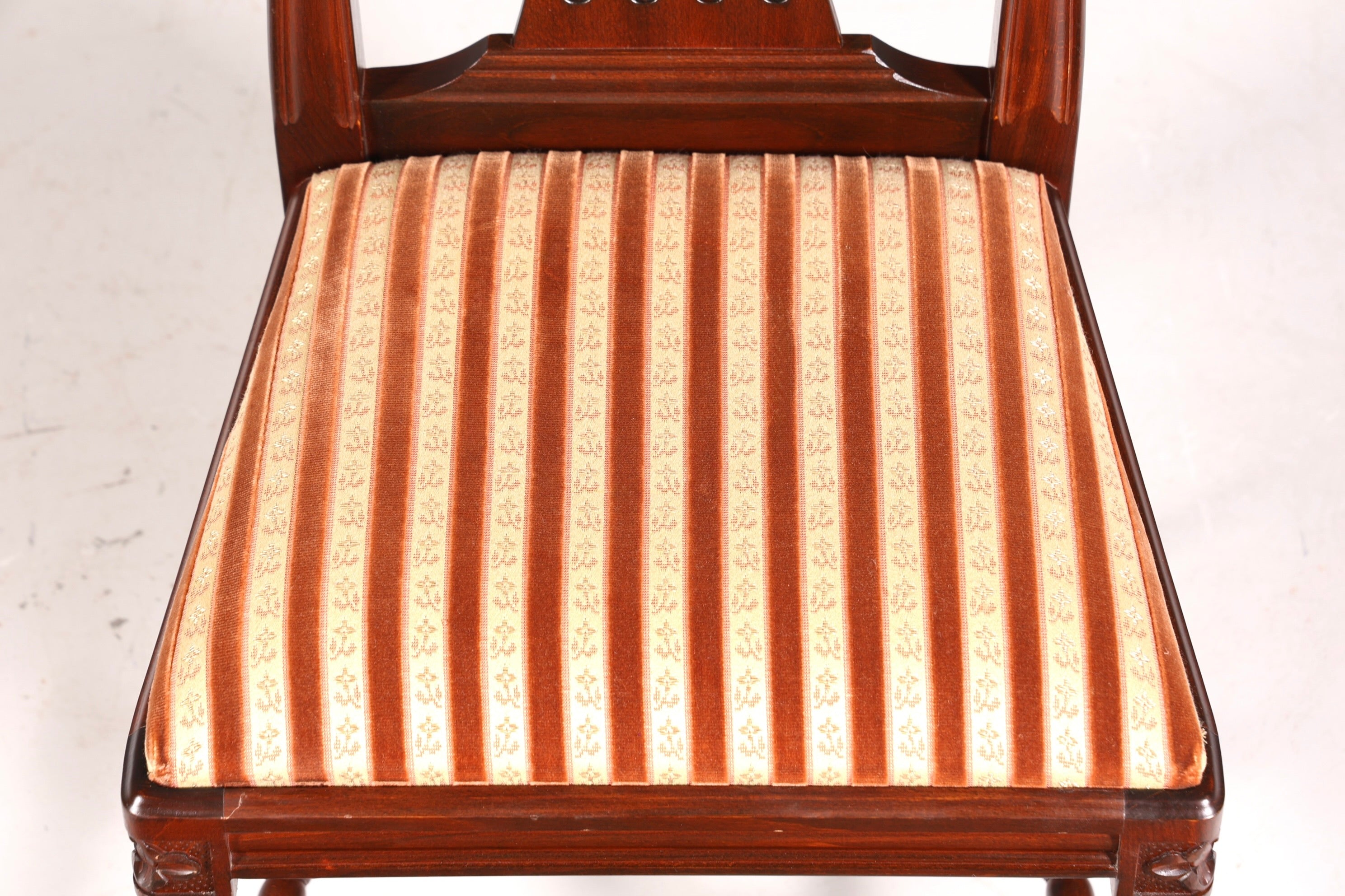 4x Edle Englische Stühle Englisch Dining Chairs Antik 60er Jahre Küchenstühle Stuhlset