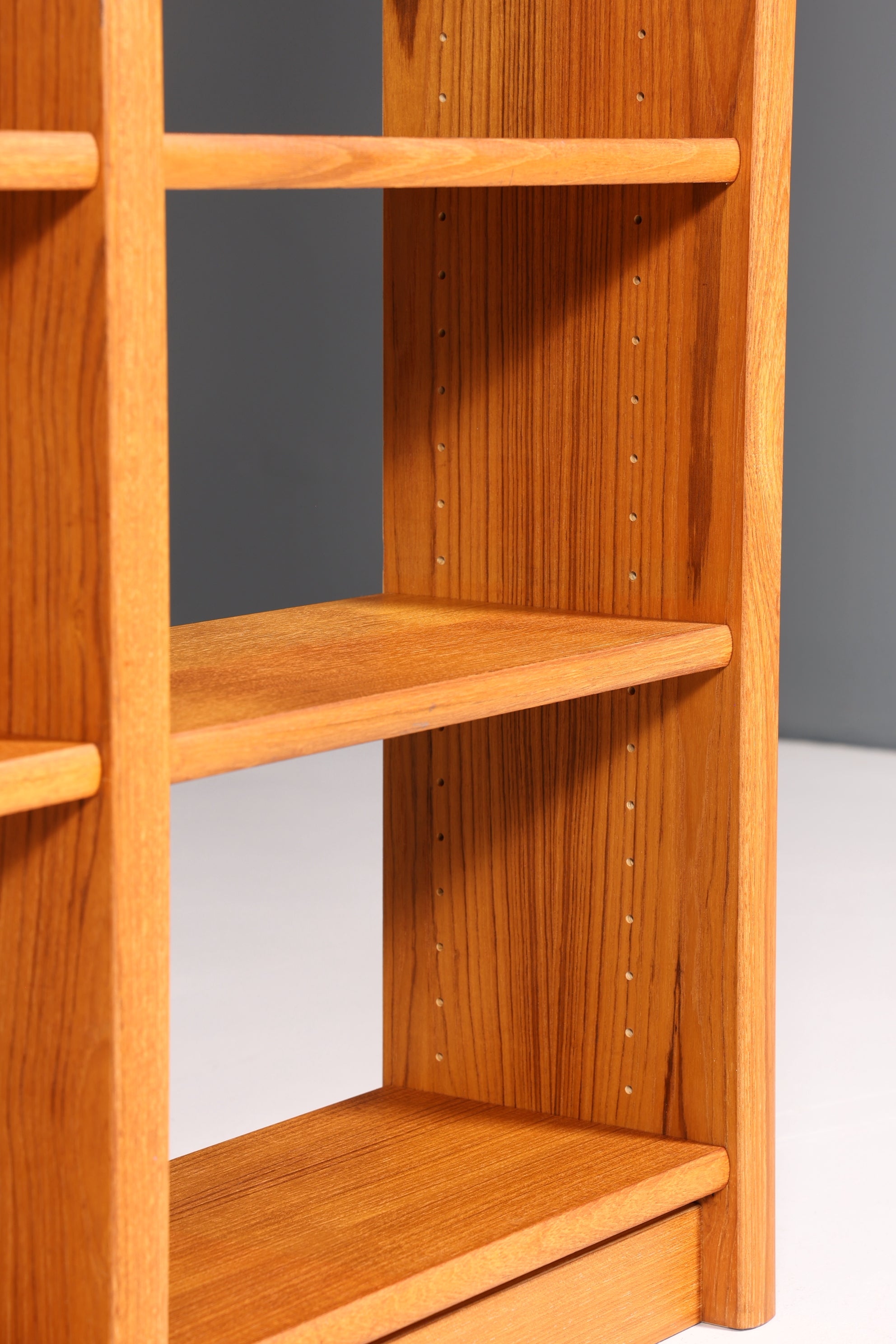 Seltenes XXL Mid Century Regal Danish Design Teak Vintage Bücherregal Schrank Buchablage 60s Bookshelf Bibliothek