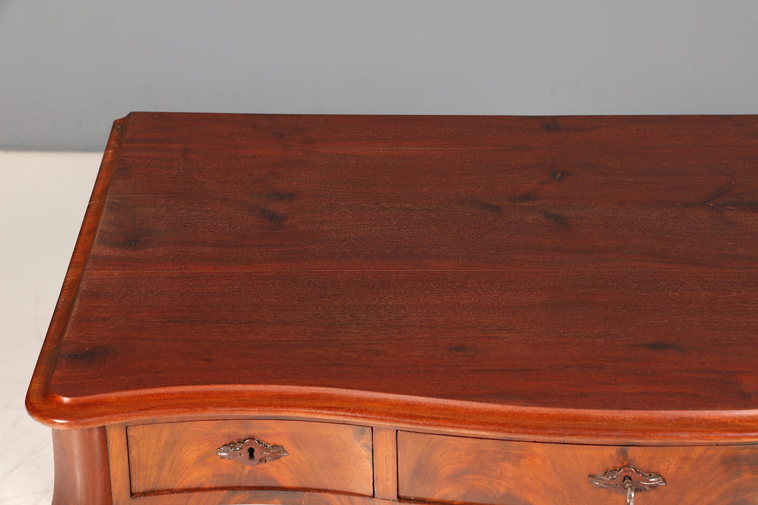 Wunderschöner Louis Philippe Schreibtisch Antik massiv Holz Chippendale Office Desk