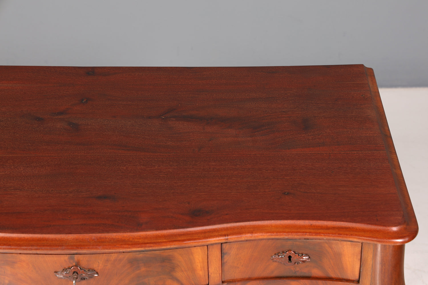 Wunderschöner Louis Philippe Schreibtisch Antik massiv Holz Chippendale Office Desk