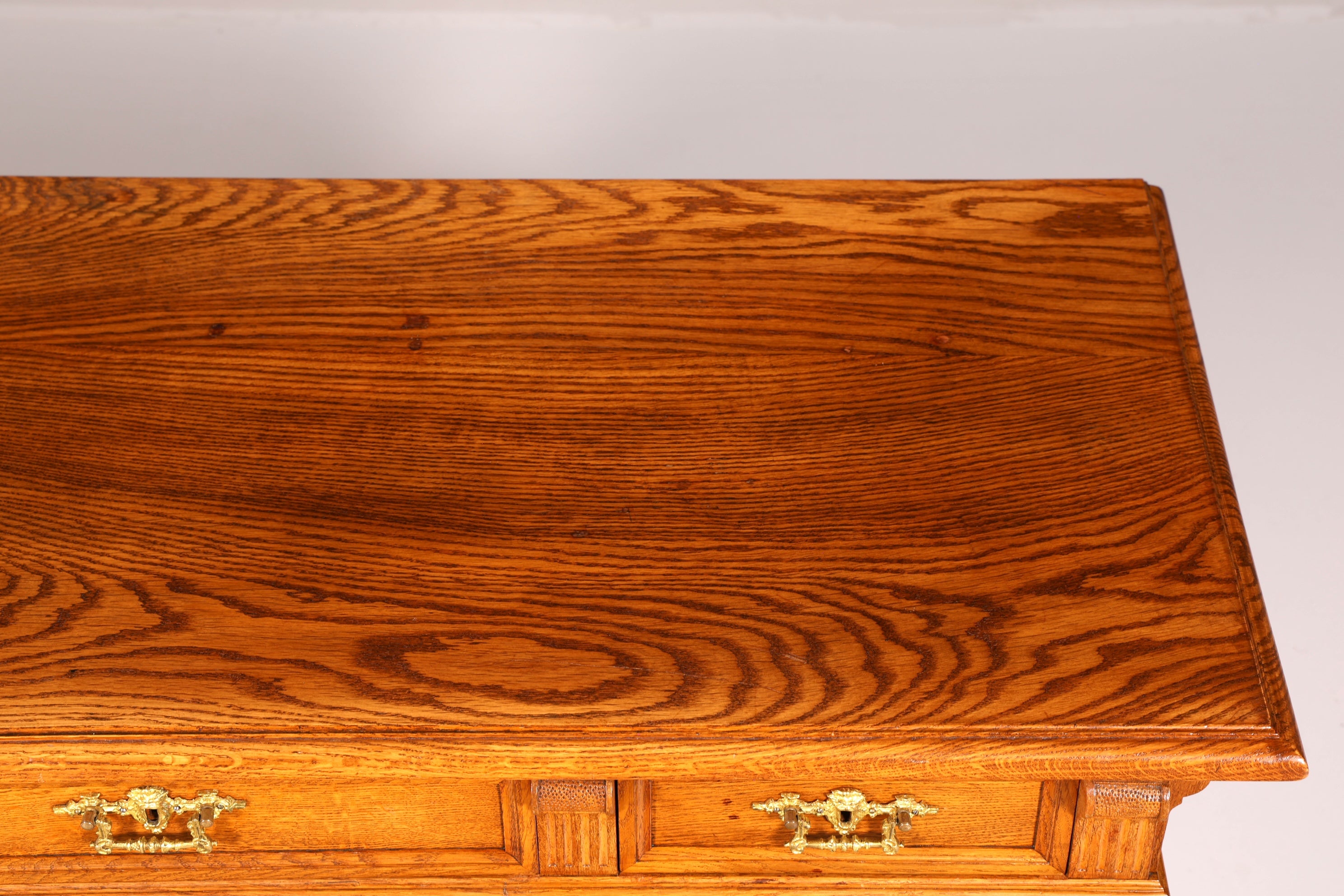 Traumhafter Gründerzeit Schreibtisch Jugendstil Bürotisch Löwenfüße Antik Massivholz