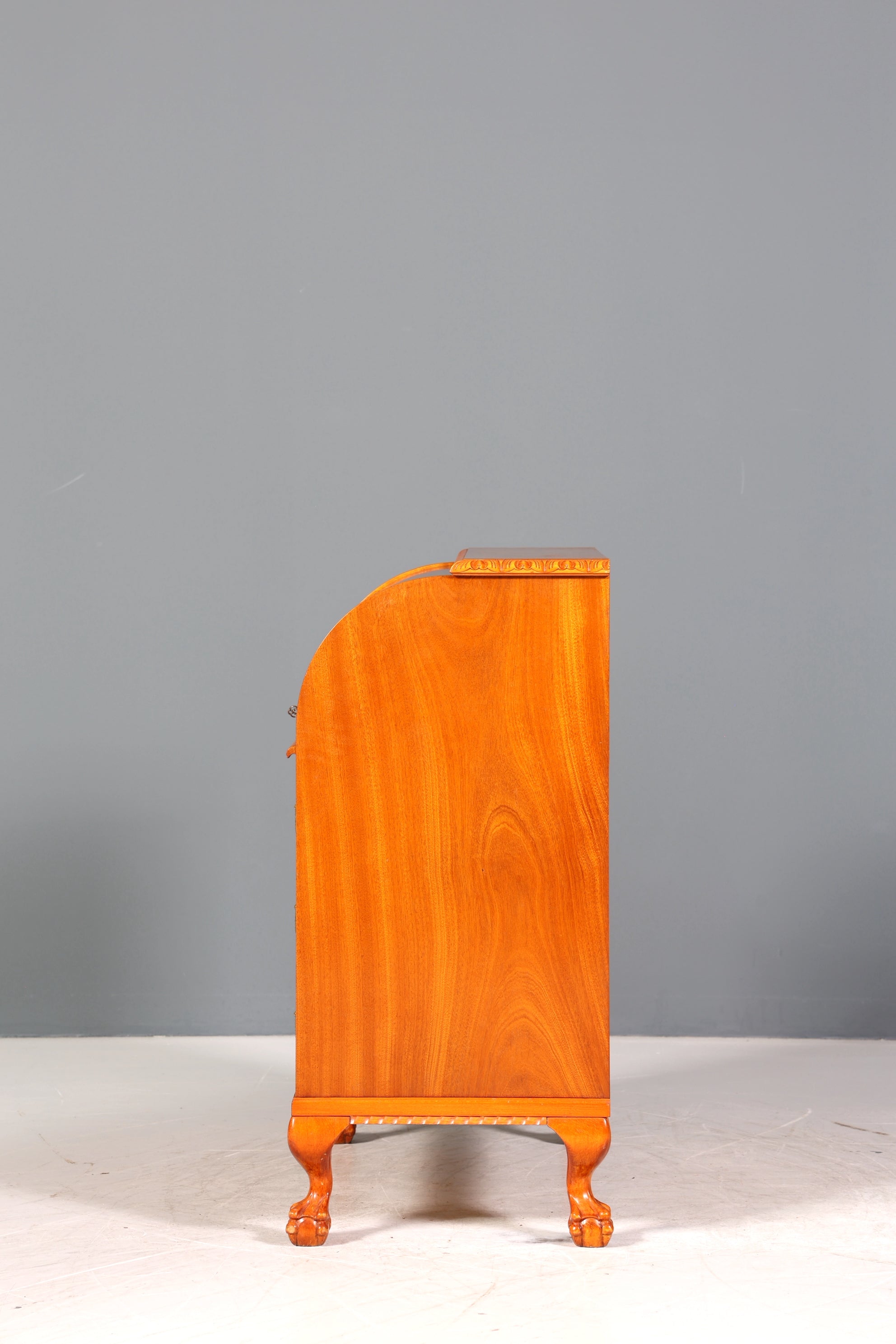 Traumhafter Rollladen Sekretär um 1930 Büro Kommode echt Holz Barock Stil Schreibtisch Bürokommode