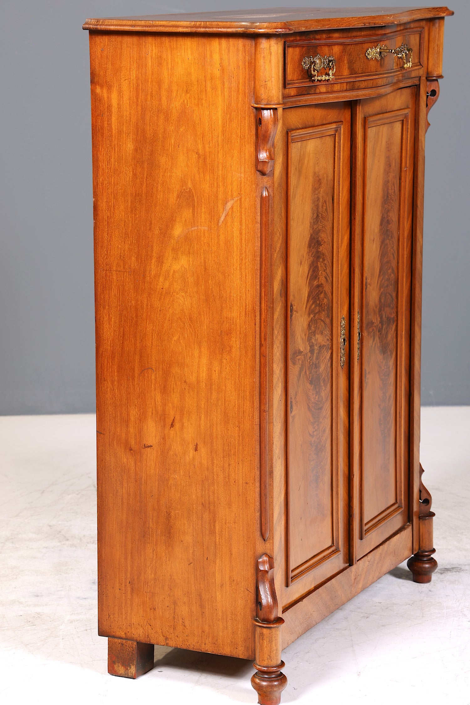 Traumhafter Louis Philippe Schrank um 1880 Gründerzeit Vertiko Kommode