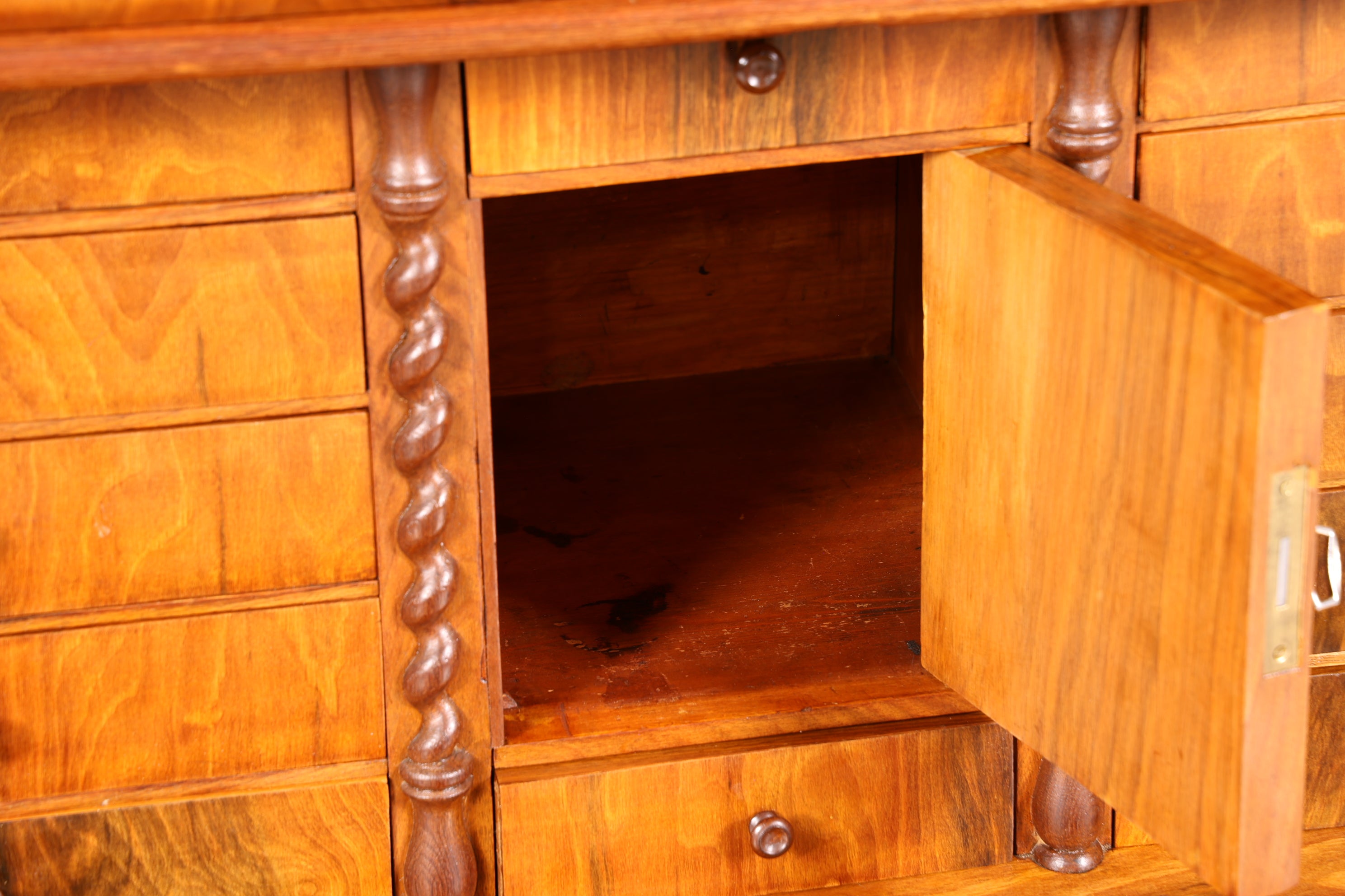 Traumhafter Louis Philippe Sekretär um 1880 Gründerzeit Antik Schrank Chiffoniere
