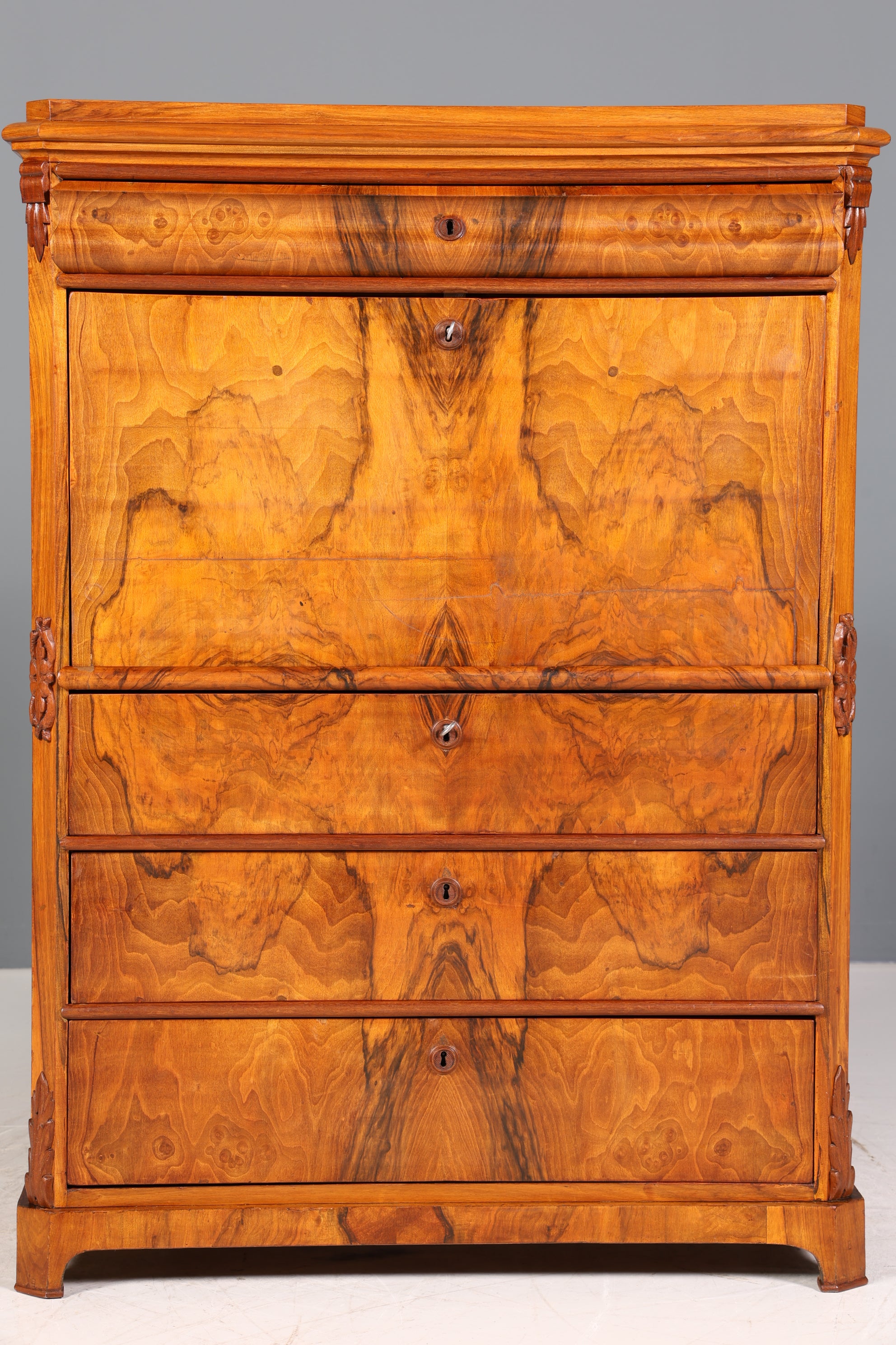 Traumhafter Louis Philippe Sekretär um 1880 Gründerzeit Antik Schrank Chiffoniere