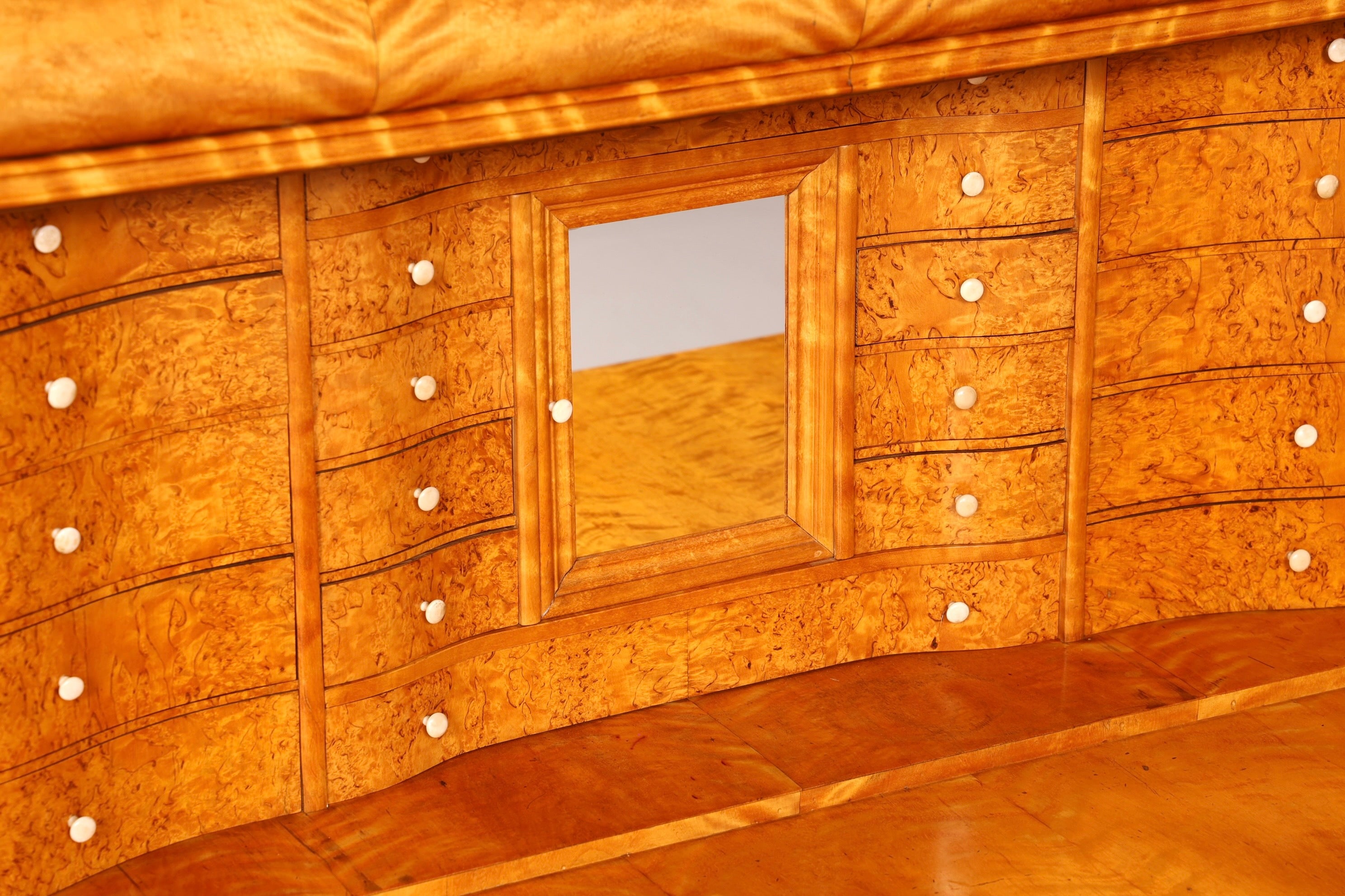 Impressive Biedermeier Secretary Cabinet, Antique Vertiko Chest of Drawers, Office Writing Desk, Sideboard