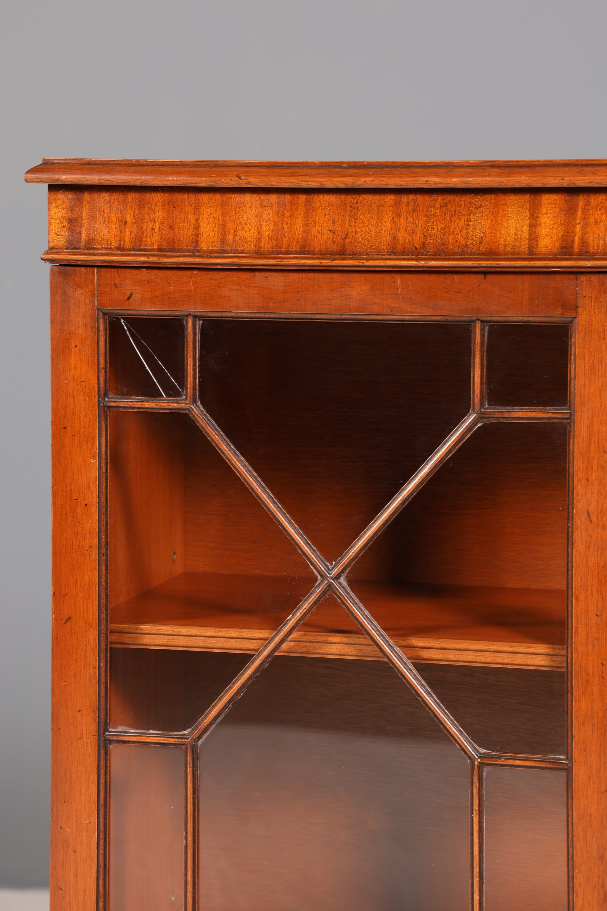 Wunderschöne Englische Vitrine Regal Buffet Antik Stil Englisch Glasvitrine Bücherregal