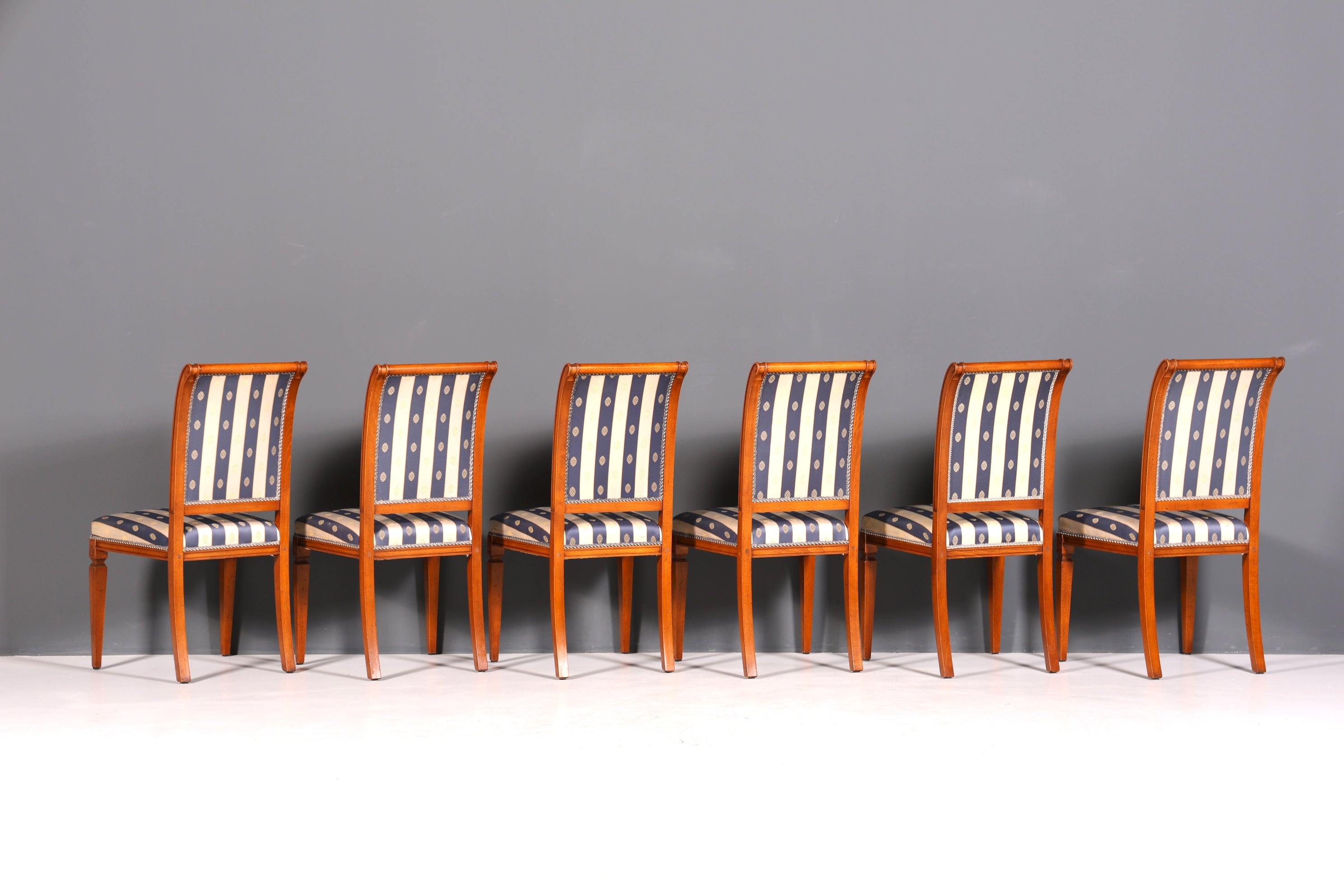 6x Traumhafte Selva Stühle Esszimmer Stuhl Set Villa Borghese Küchenstühle Antik Stil Set