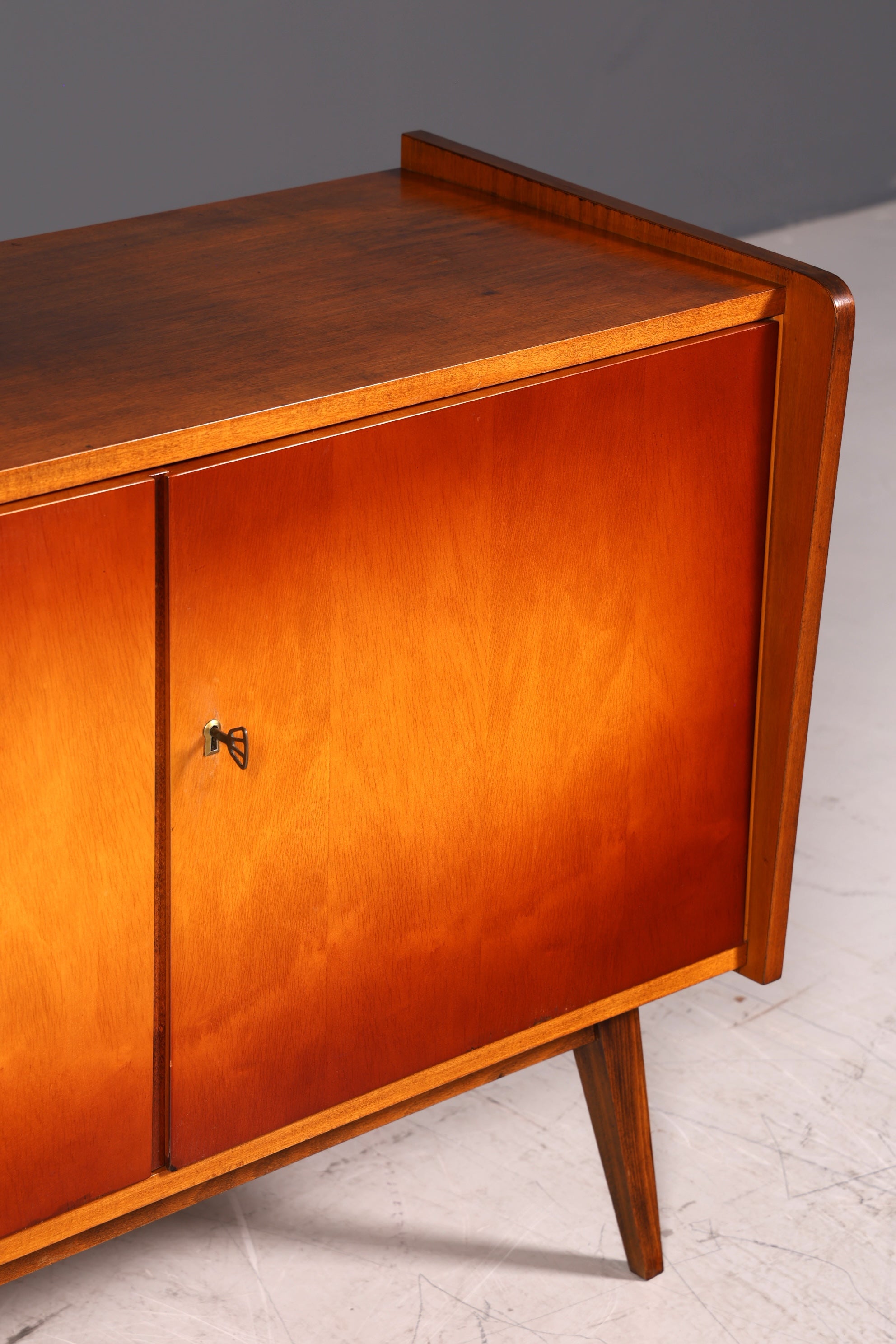 G147 Finish cm Wunderschöne Mid Century Kommode Vintage Schrank Retro Flur Kommode 60s Regal Sideboard