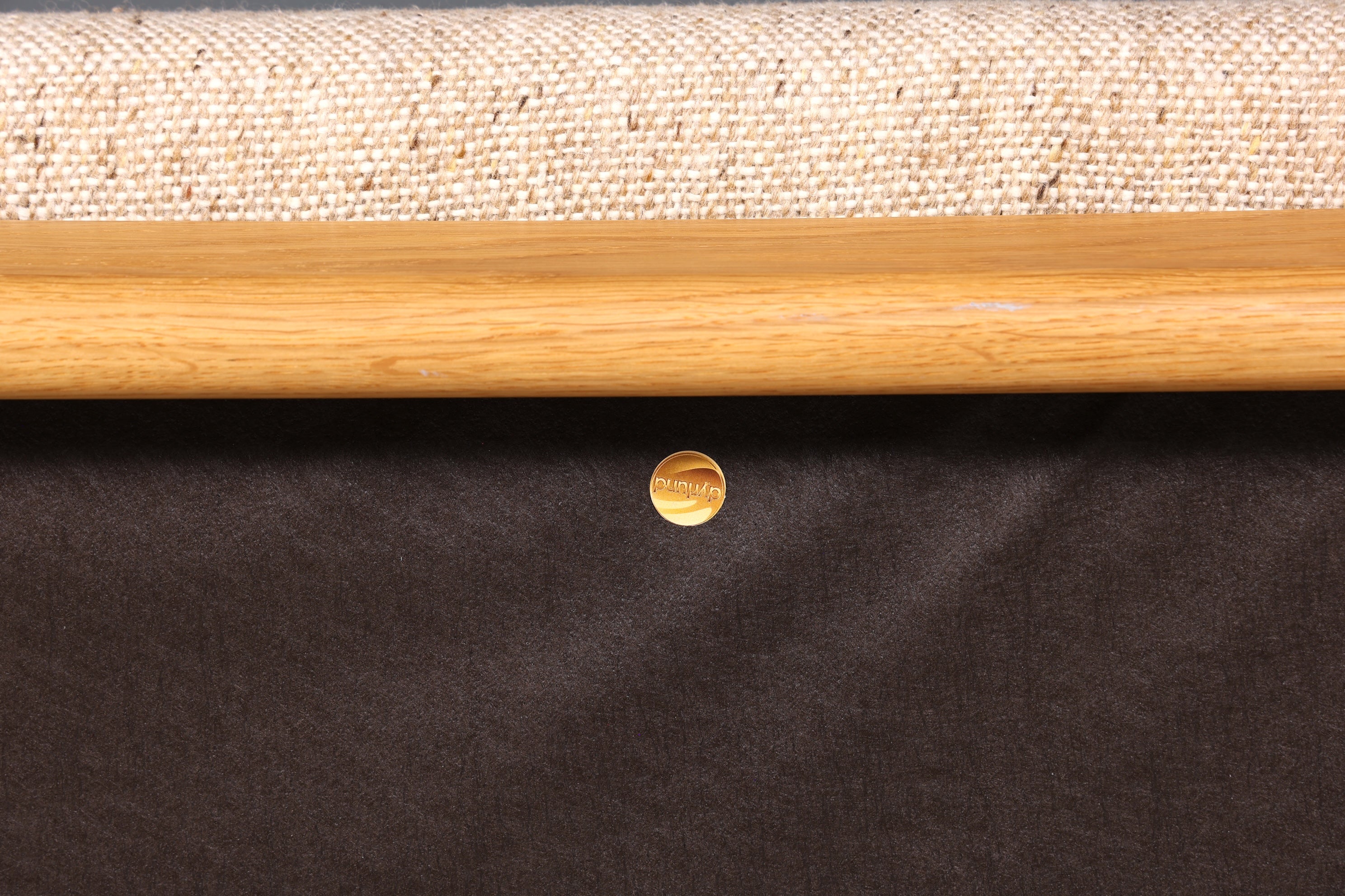 Wunderschönes Original Dyrlund Sofa Mid Century Couch echt Holz 2- Sitzer Canapé