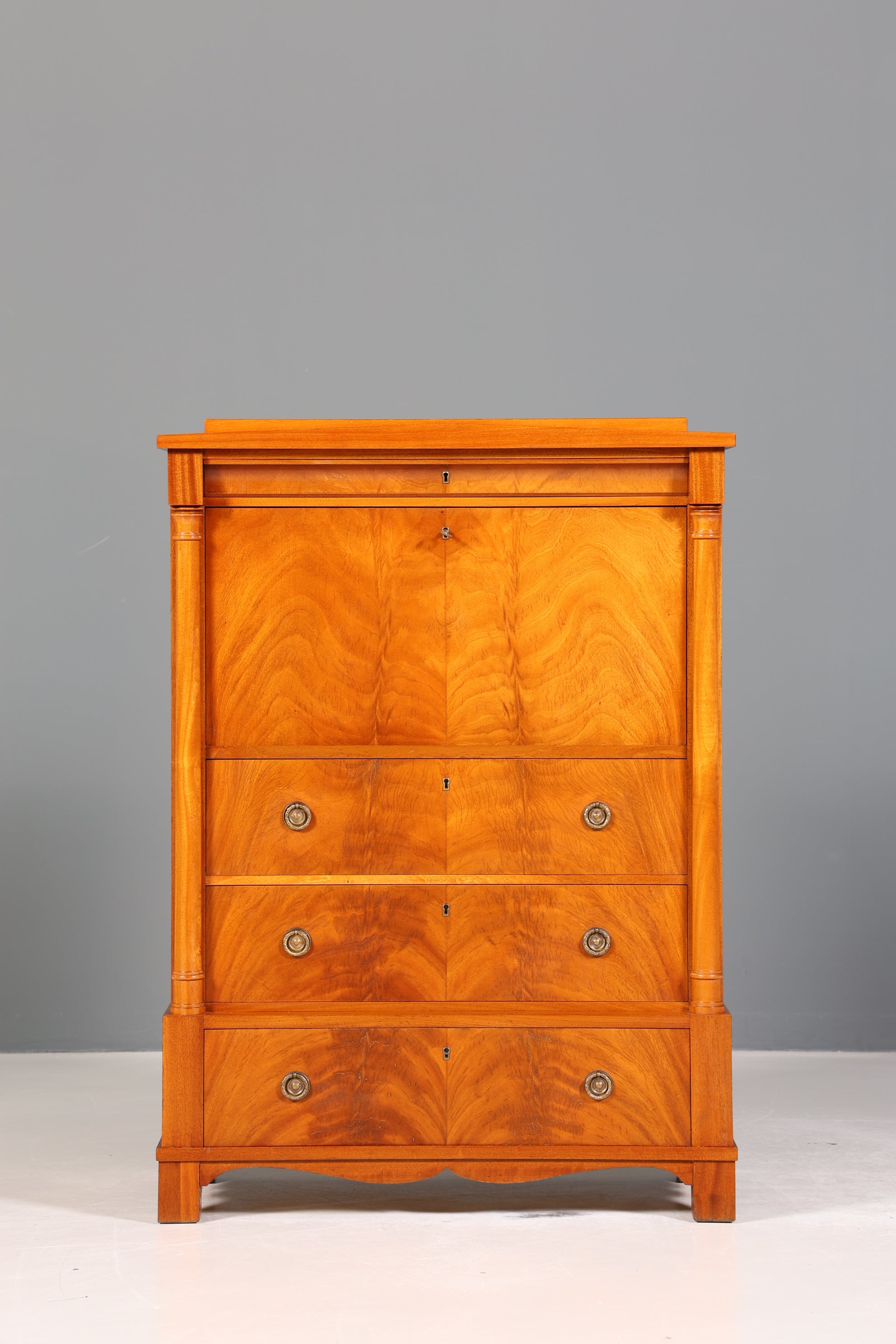 Wunderschöner Sekretär im Biedermeier Stil Englisch Kommode Antik Bürokommode