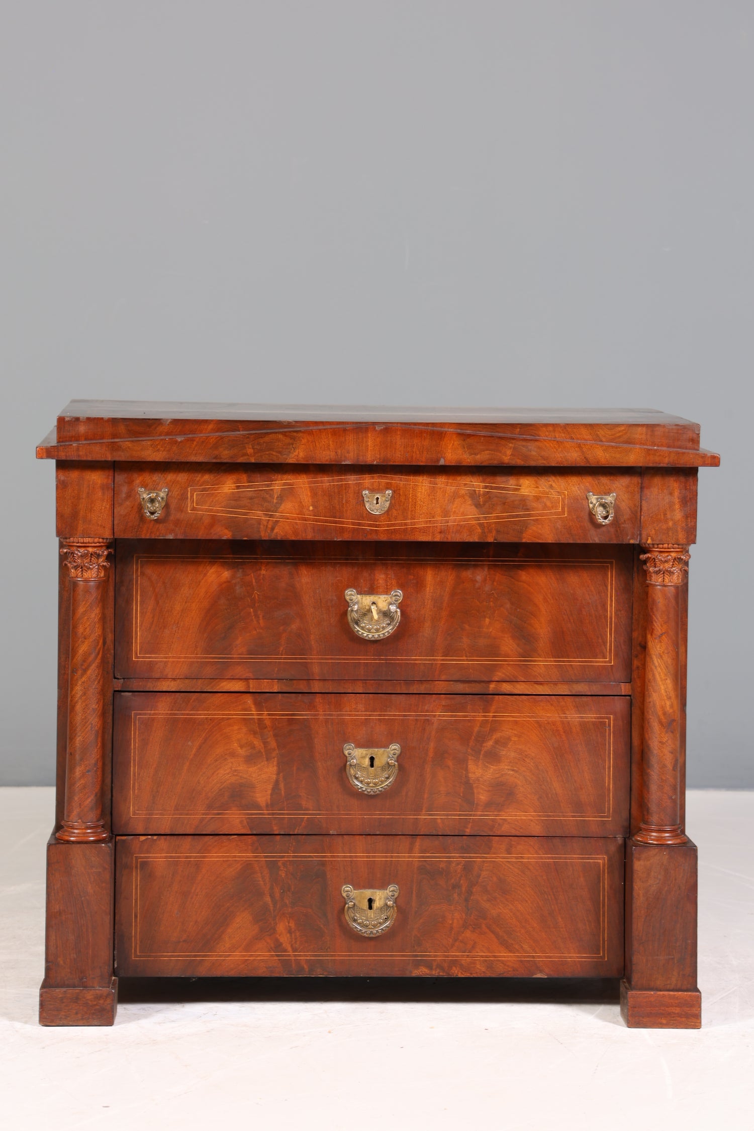 Wunderschöne Biedermeier Kommode Antik Schrank Schubladenkommode Art Deco Wäschekommode