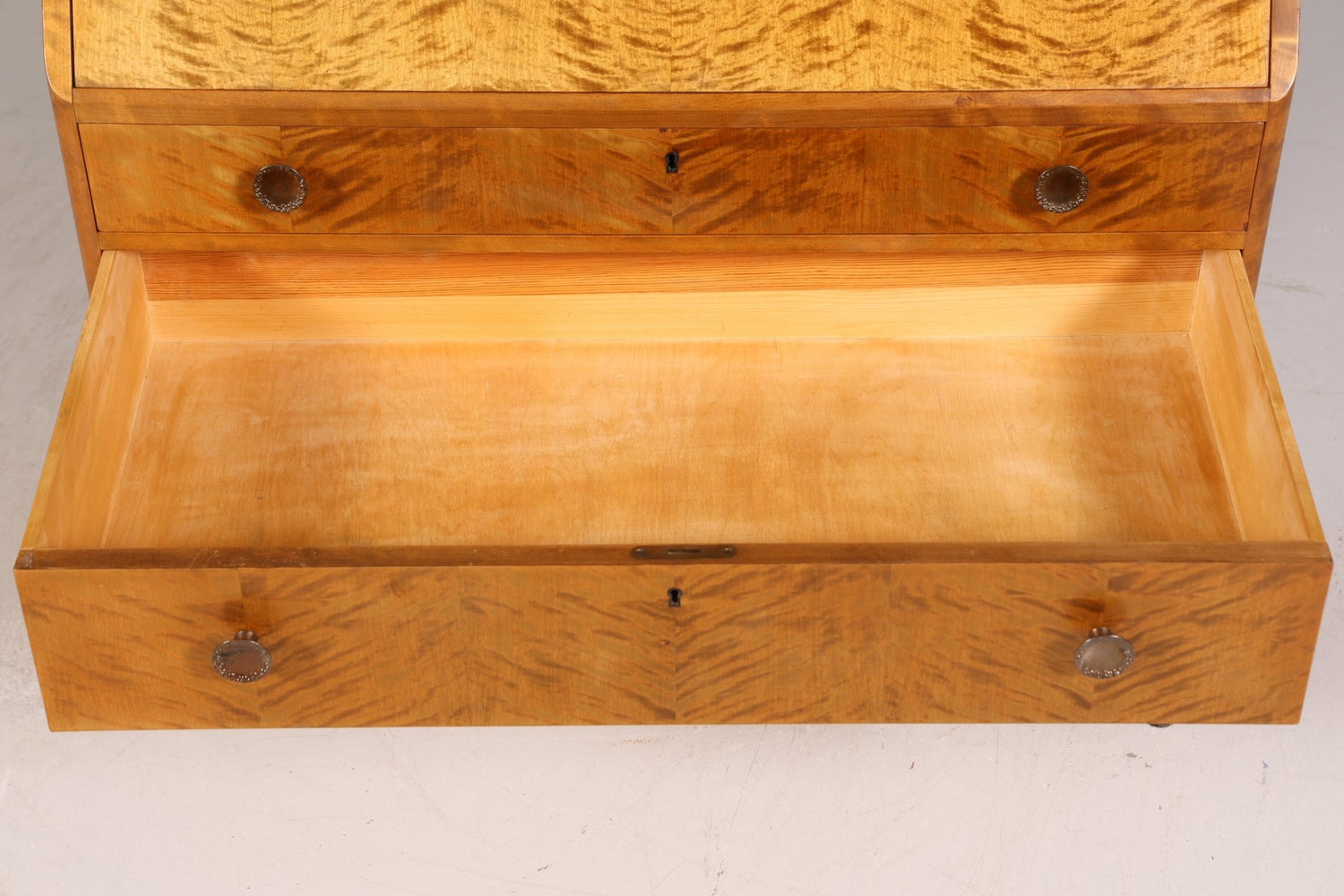 Traumhafter Sekretär um 1940 Büro Kommode echt Holz Schreibtisch Bürokommode