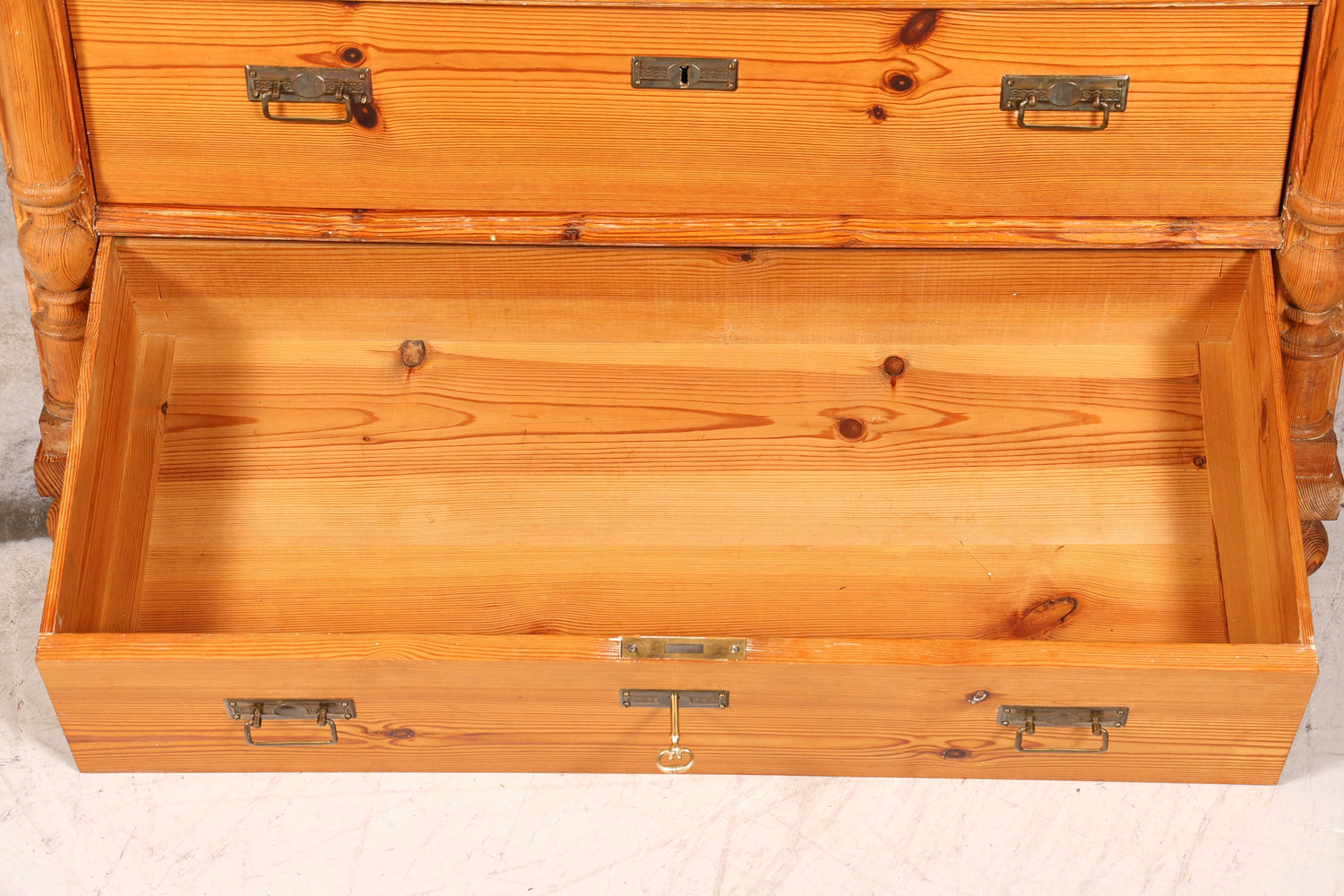 Wunderschöne Gründerzeit Kommode Weichholz Antik um 1880 Landhaus Stil Jugendstil Schubladen Kommode