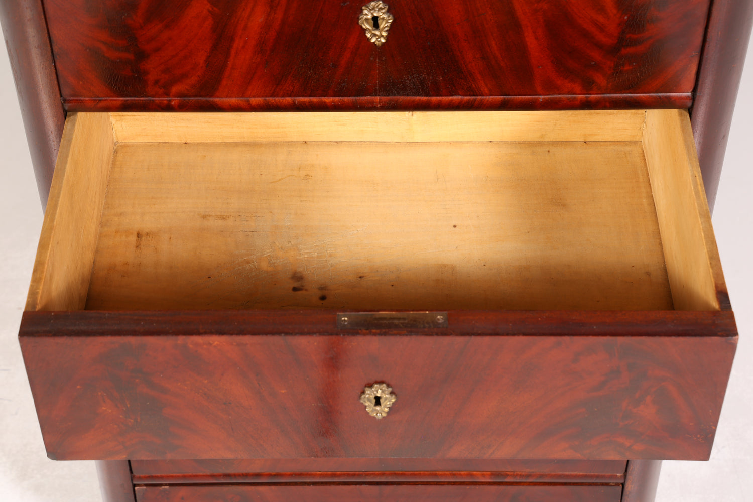 Wunderschöne Louis Philippe Chiffoniere um 1880 Gründerzeit Vertiko Schrank Semainier