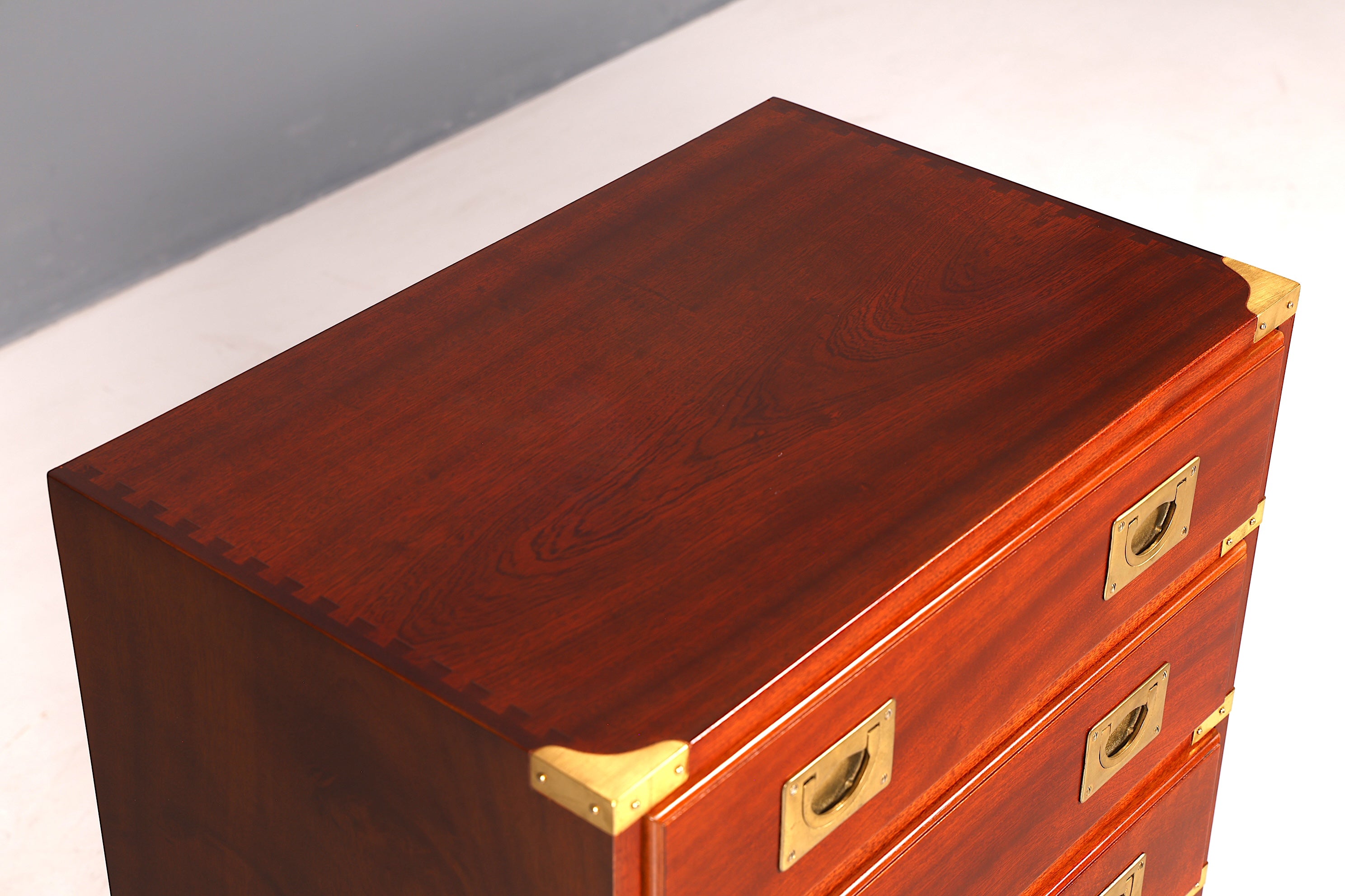 Wunderschöne Maritime Kommode Englisch Vertiko Military Chest Schrank Schubladenkommode