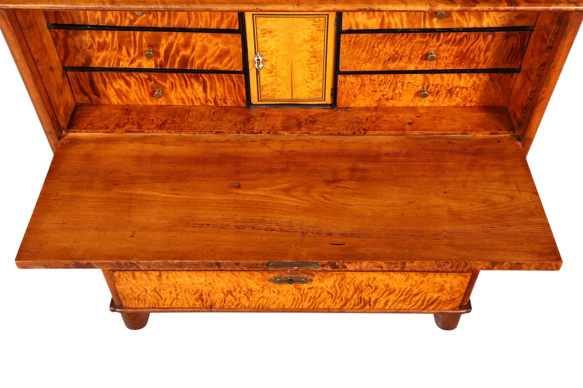 Wunderschöner Biedermeier Sekretär Gründerzeit Vertiko Antik Kommode Schreibkommode