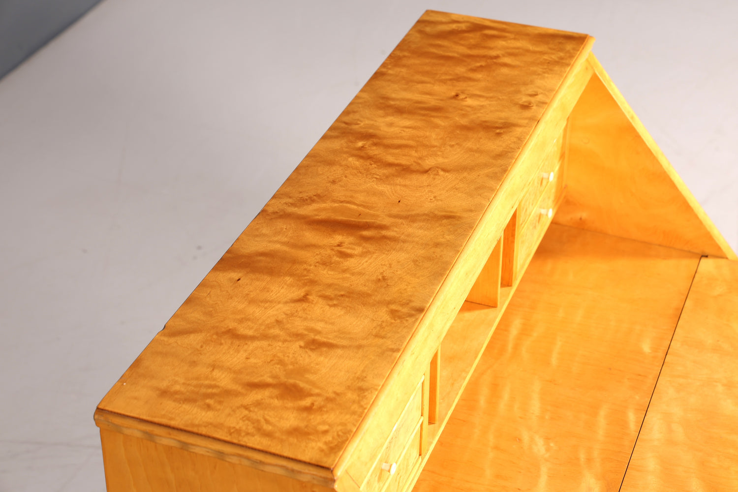 Wunderschöner Mid Century Sekretär Vintage Schreibmöbel echt Holz Kommode Office Secretary