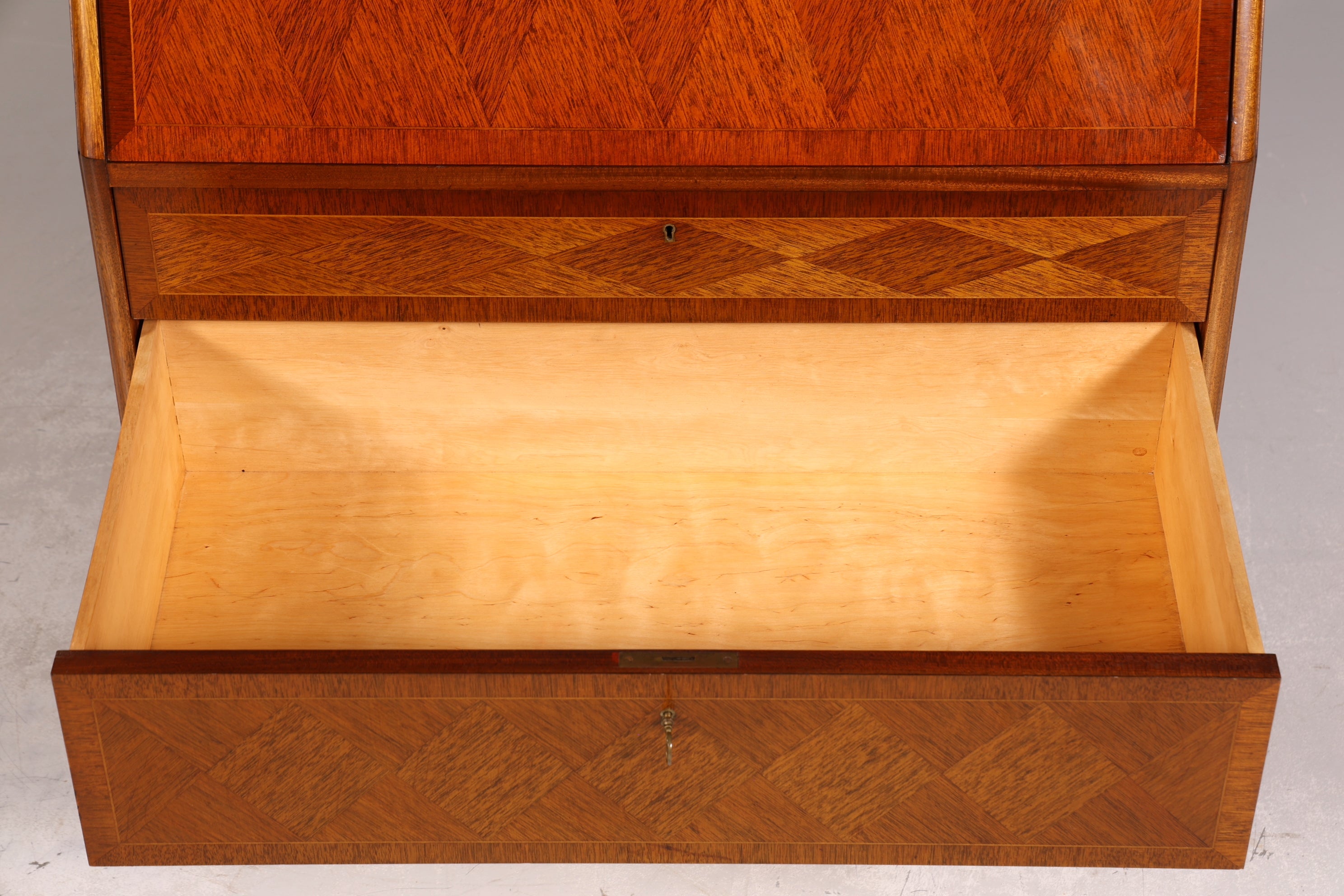 Edler Sekretär Chippendale Stil Antik um 1940 Büro Barock Stil Kommode Schreibkommode