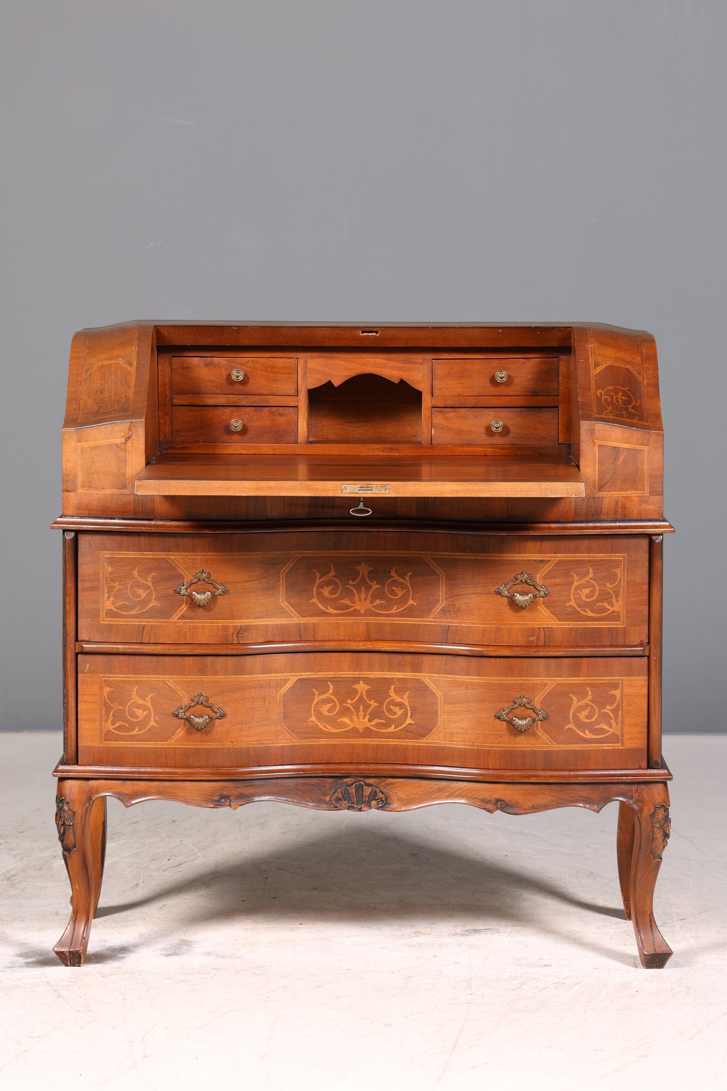 Wunderschöner Sekretär im Barock Stil Büro Kommode Schreibkommode Schreibtisch