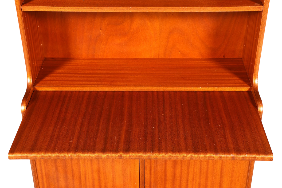 Wunderschöner Mid Century Schrank Bücherregal Vintage Sekretär Highboard Holz Regal 60s