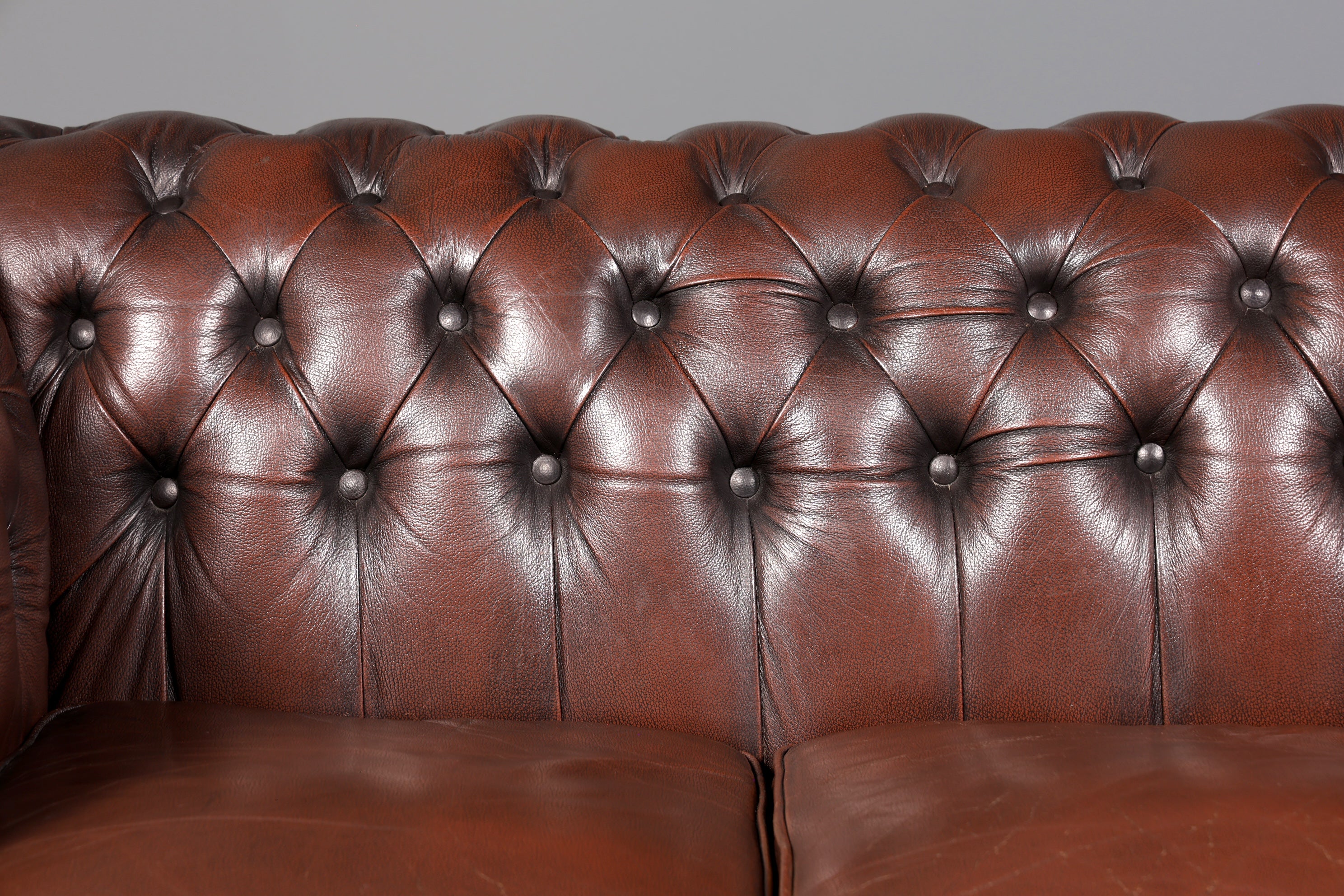 Wunderschönes Original Chesterfield Sofa 3- Sitzer echt Leder Couch Englisch