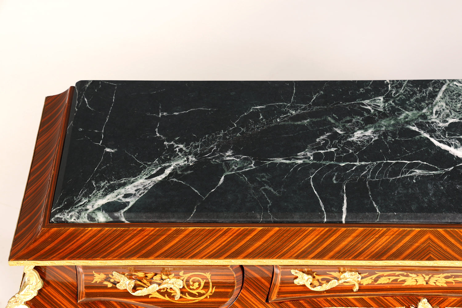 Wunderschöner Barock Stil Konsolen Tisch Marmor Antik Stil Intarsien Konsole