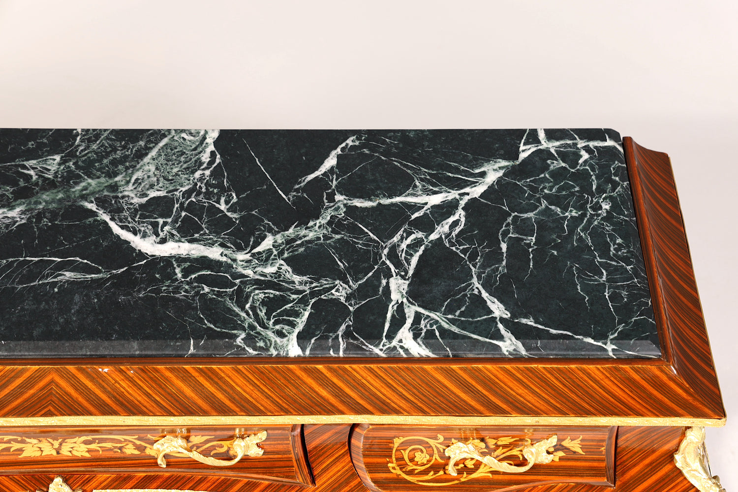 Wunderschöner Barock Stil Konsolen Tisch Marmor Antik Stil Intarsien Konsole