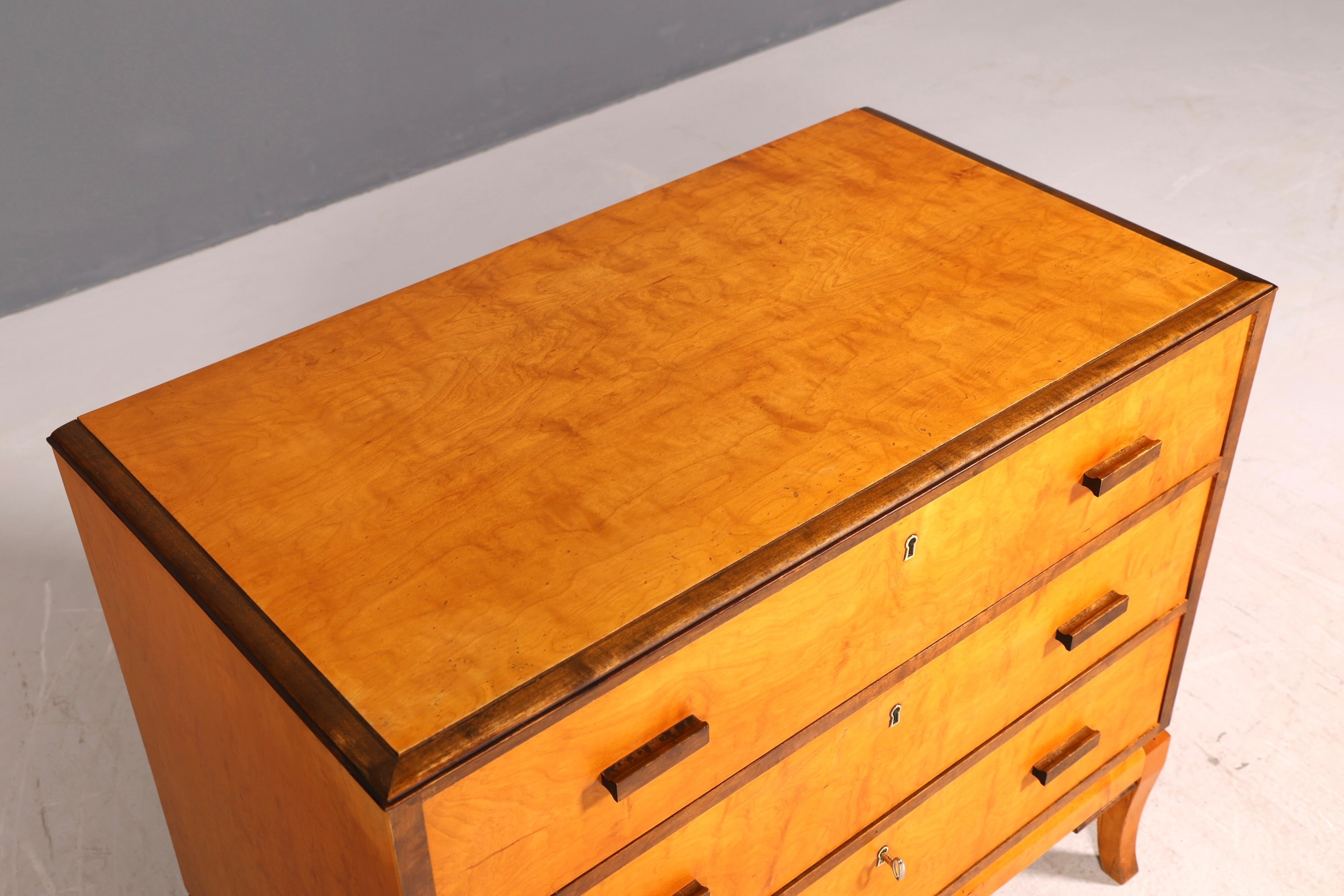 Wunderschöne Art Deco Stil Kommode um 1940 Sideboard Schubladenkommode