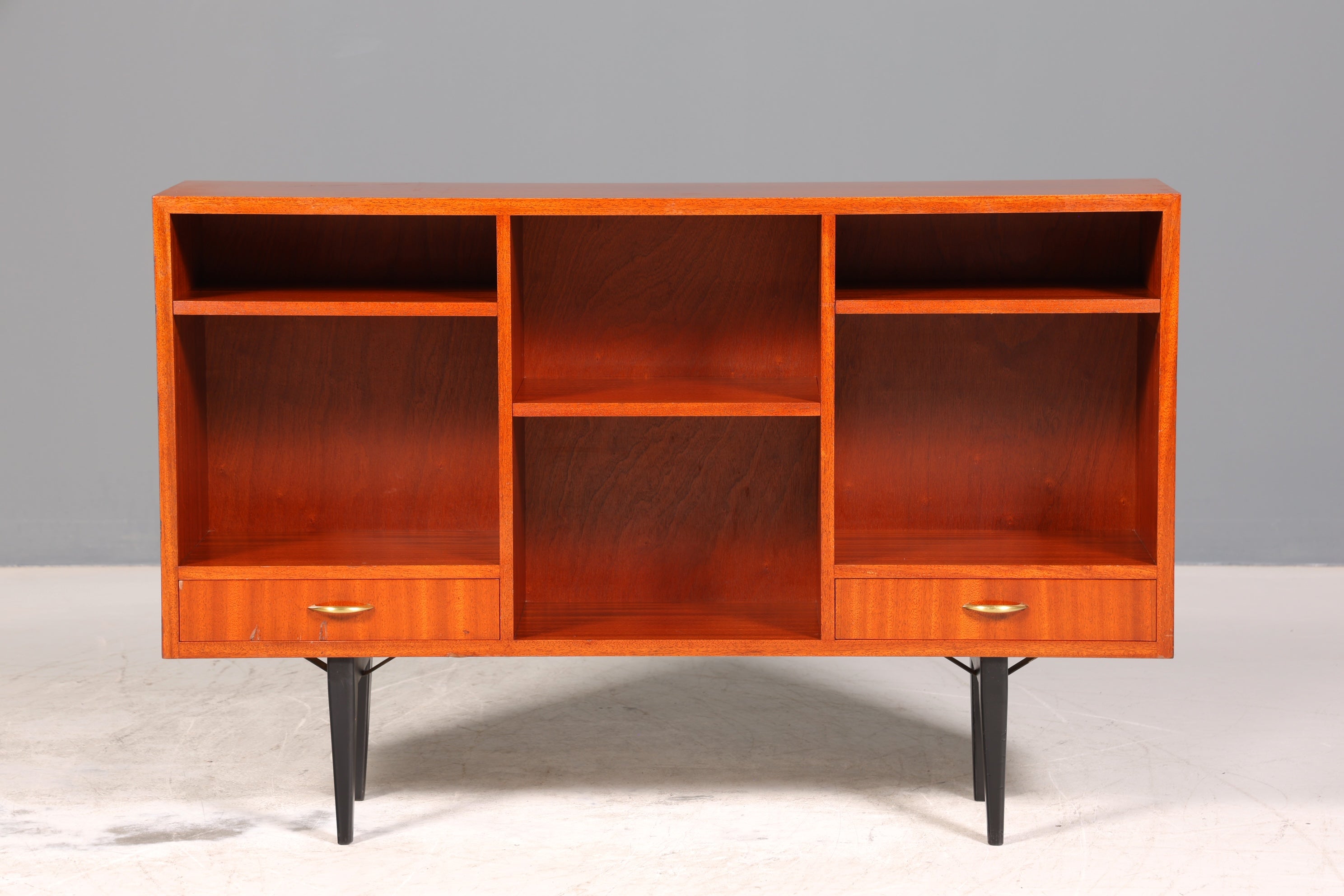 Wunderschönes Mid Century Regal Sideboard Vintage TV Schrank Retro Bücherregal 60s