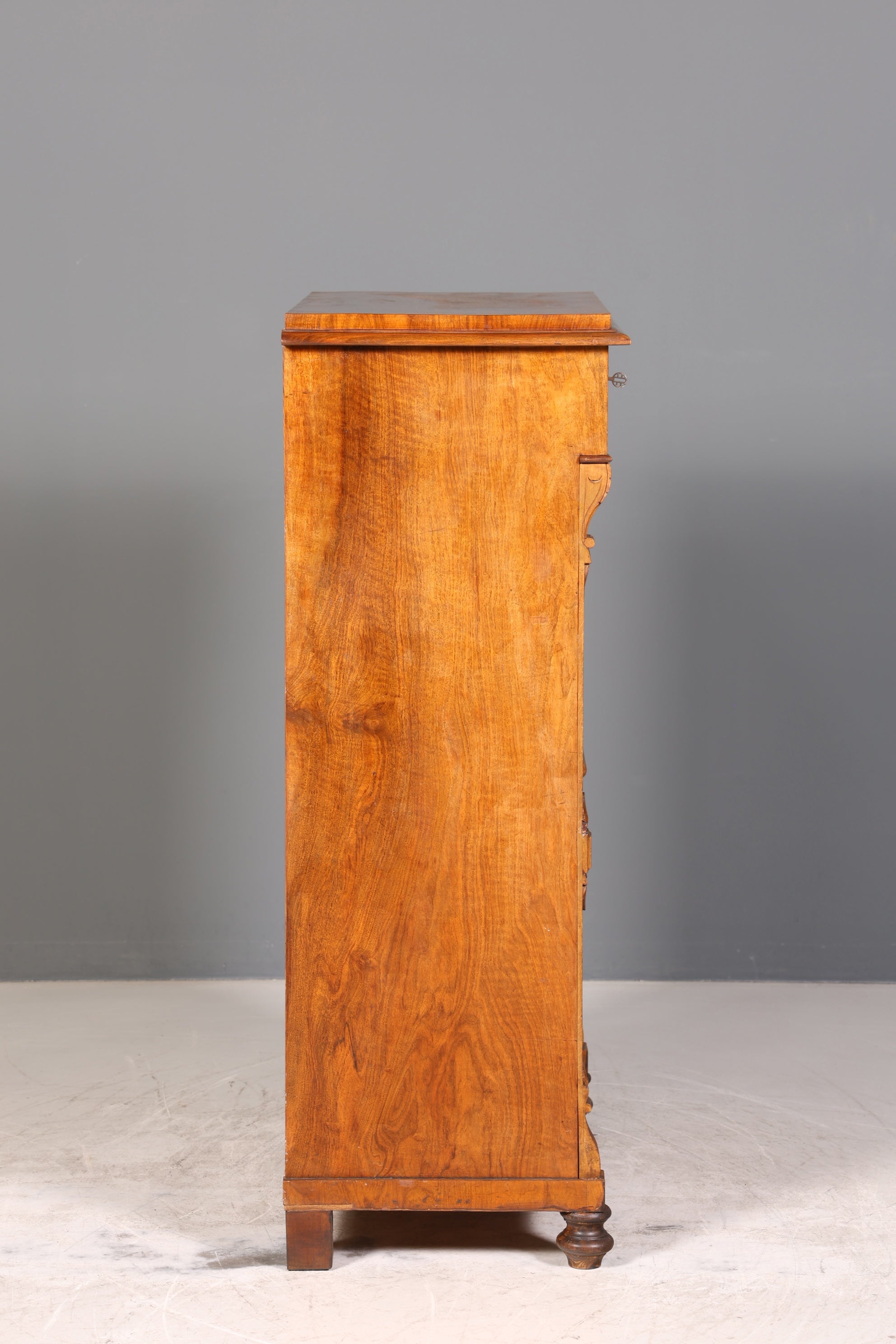 Traumhafter Gründerzeit Sekretär Vertiko Highboard Louis Philippe Kommode Sekretär Schrank um 1880