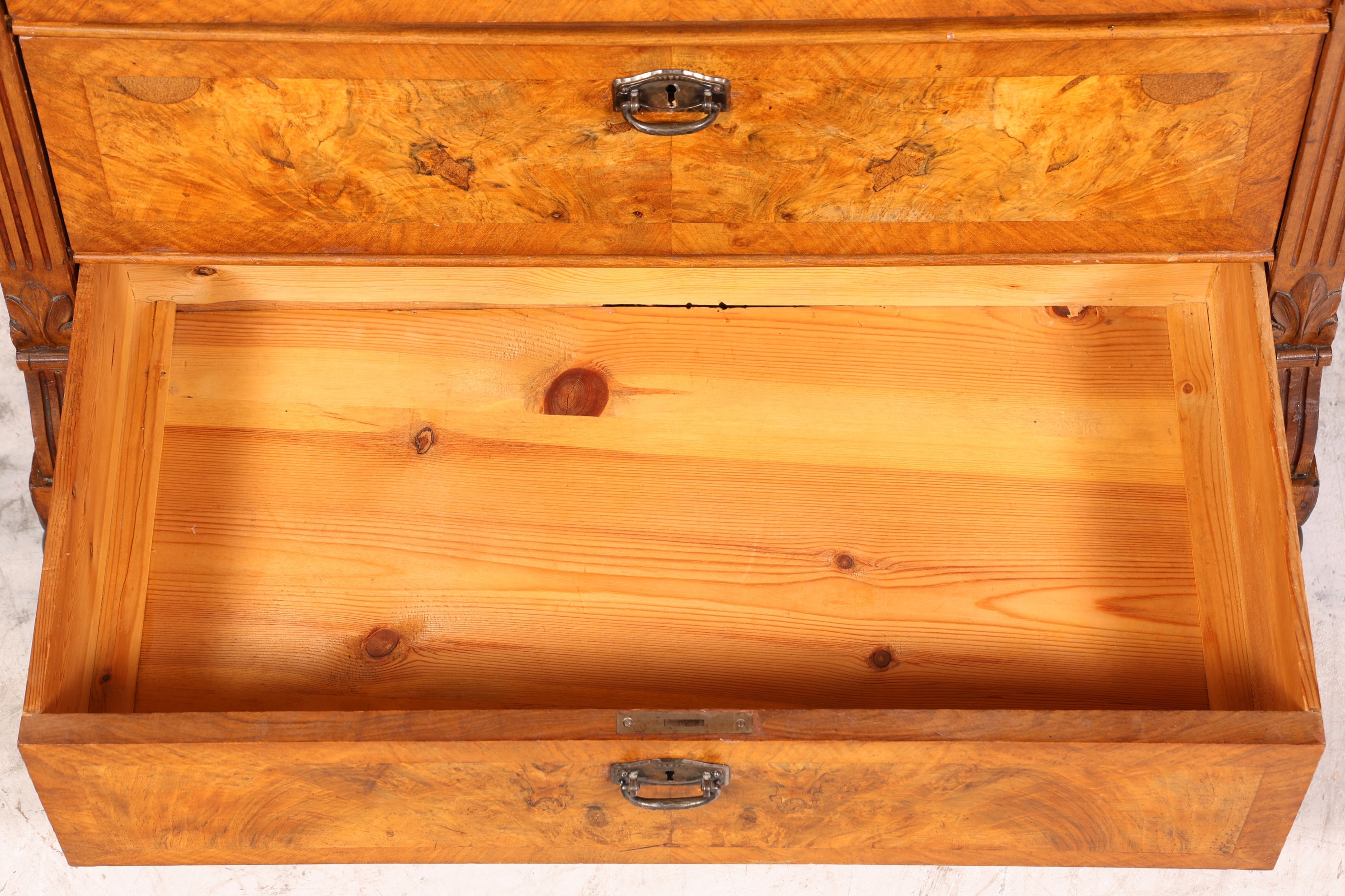 Traumhafter Gründerzeit Sekretär Vertiko Highboard Louis Philippe Kommode Sekretär Schrank um 1880