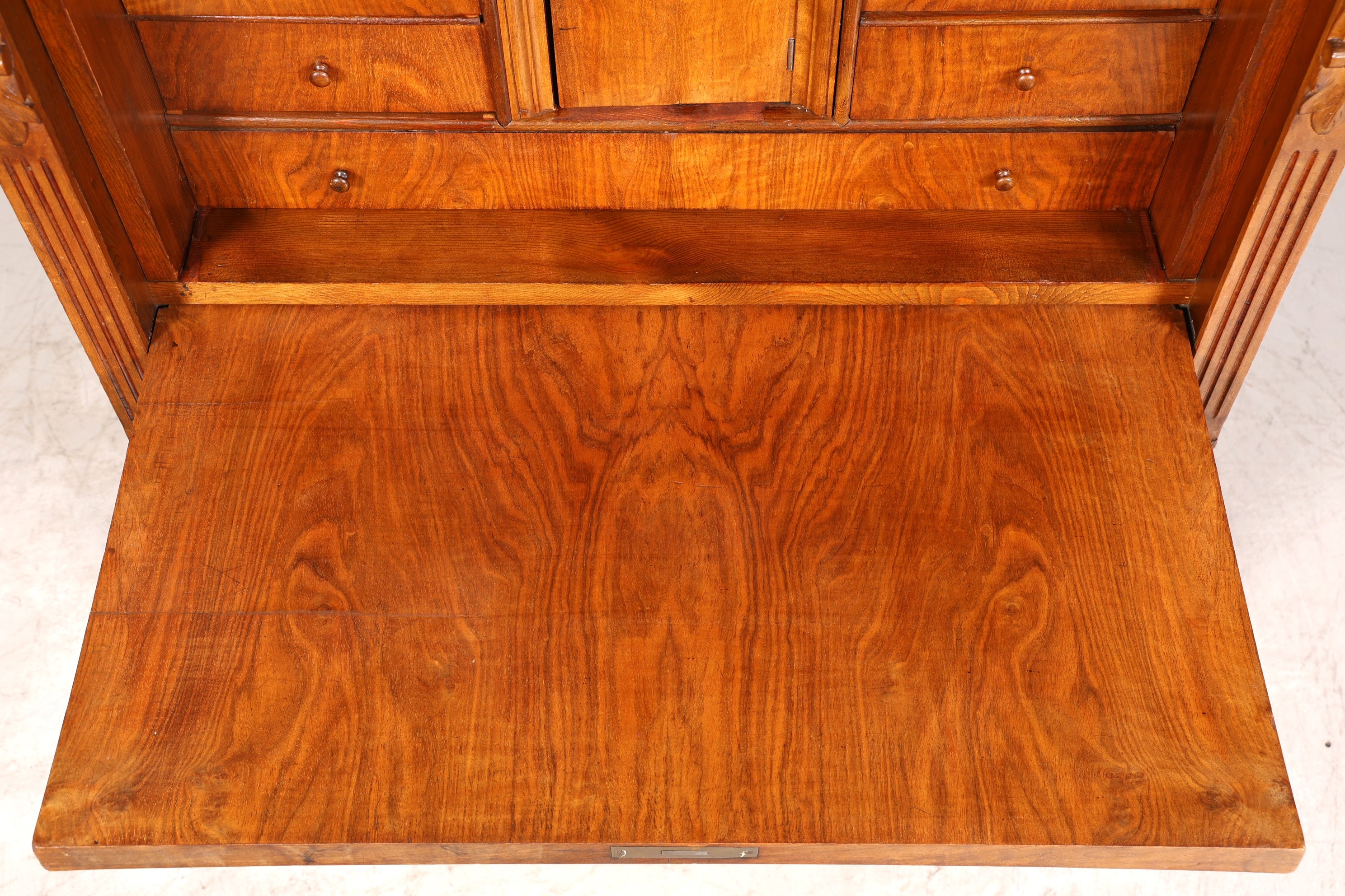 Traumhafter Gründerzeit Sekretär Vertiko Highboard Louis Philippe Kommode Sekretär Schrank um 1880