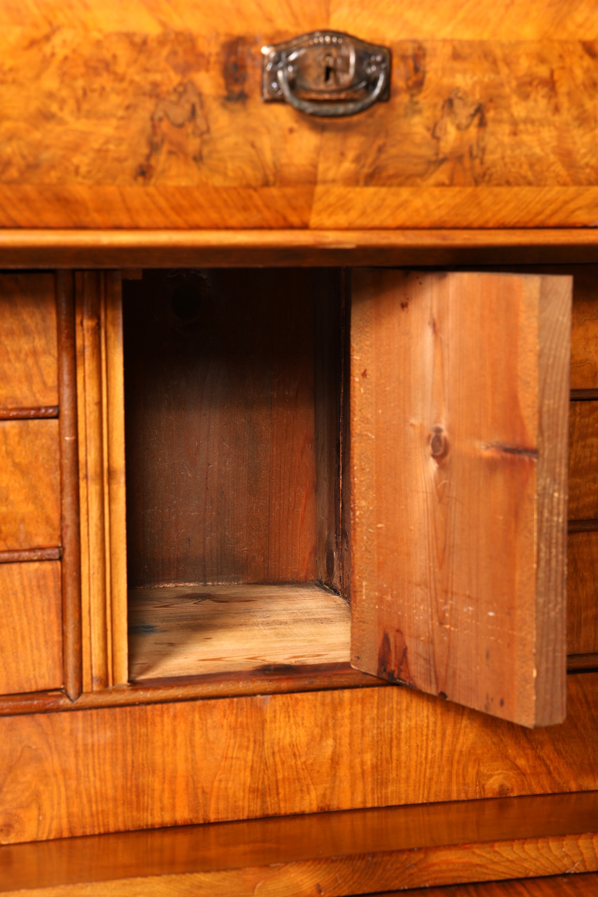 Traumhafter Gründerzeit Sekretär Vertiko Highboard Louis Philippe Kommode Sekretär Schrank um 1880
