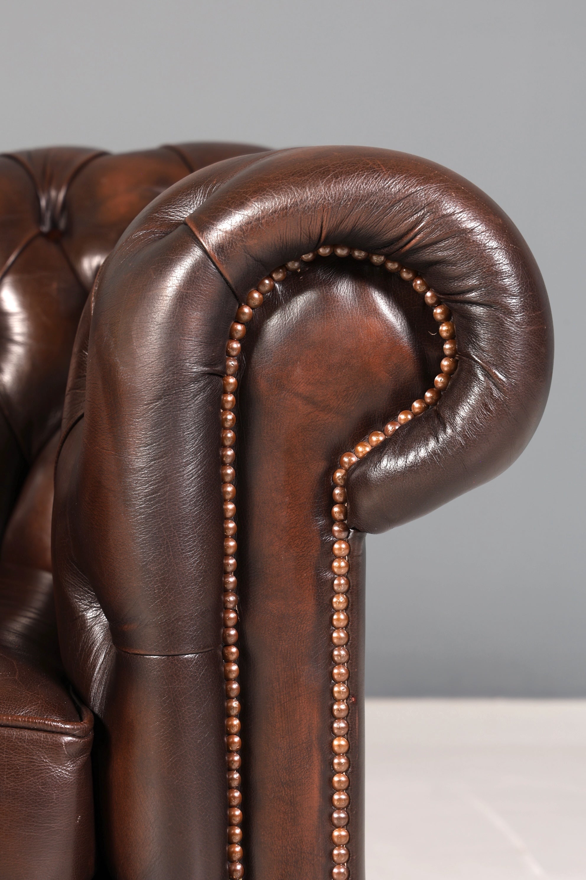 Stilvoller Original Chesterfield Sessel Englischer Armlehnsessel Englisch Herrensessel