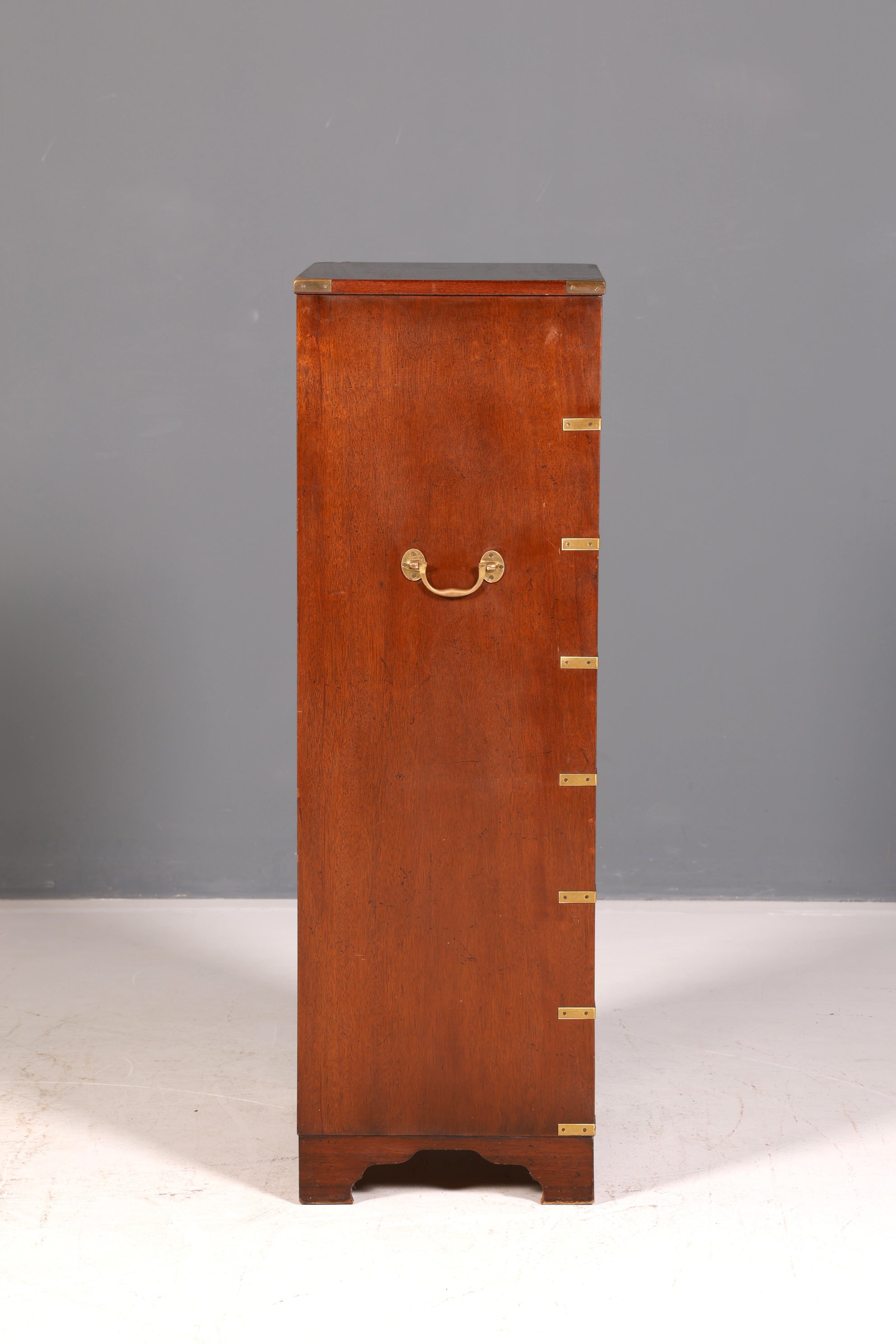 Wunderschöne Maritime Kommode Englisch Vertiko Military Chest Schrank Schubladenkommode Antik Vintage