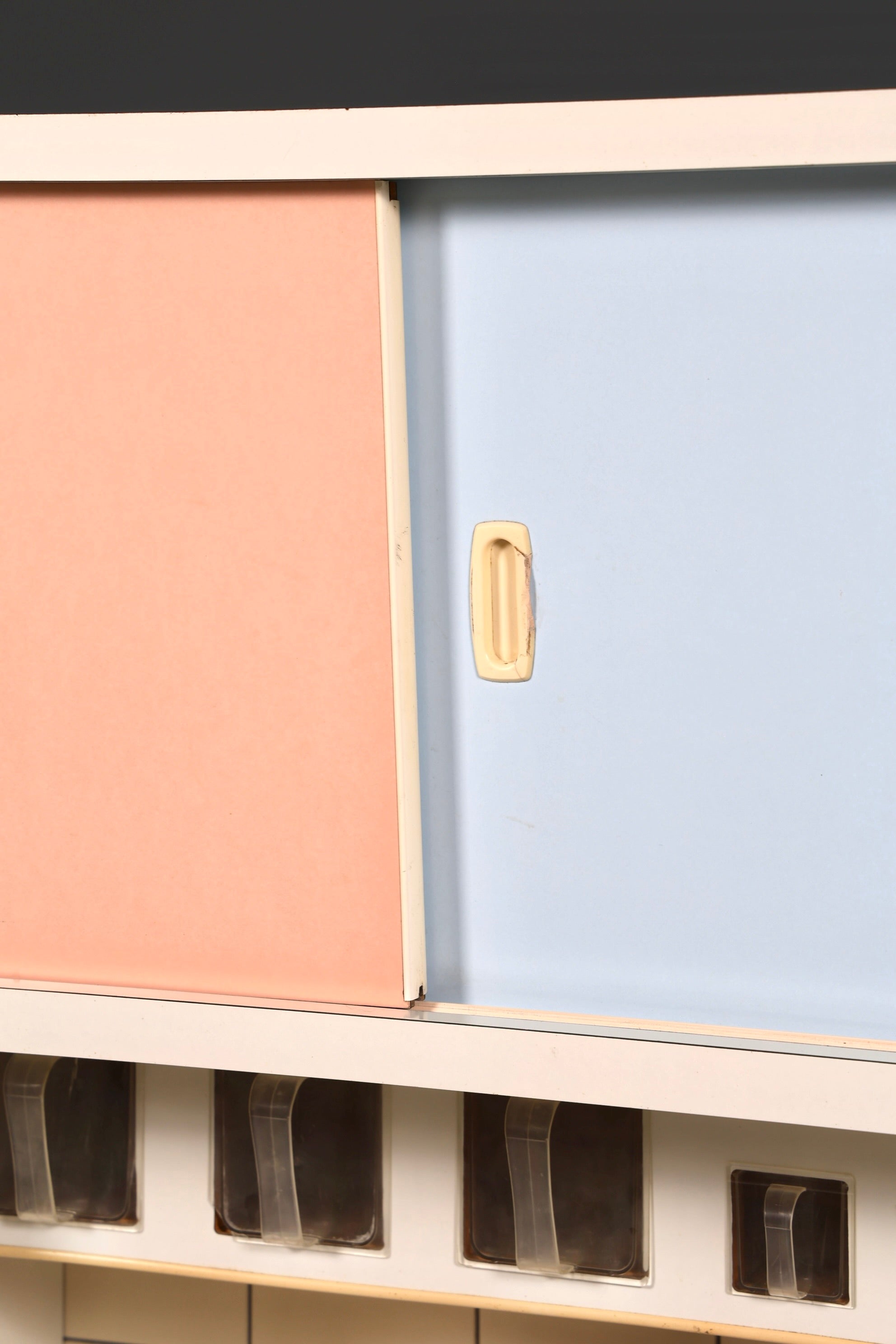 Kultiger Mid Century Küchenschrank Vintage Buffet Retro Anrichte 60er Jahre Schrank