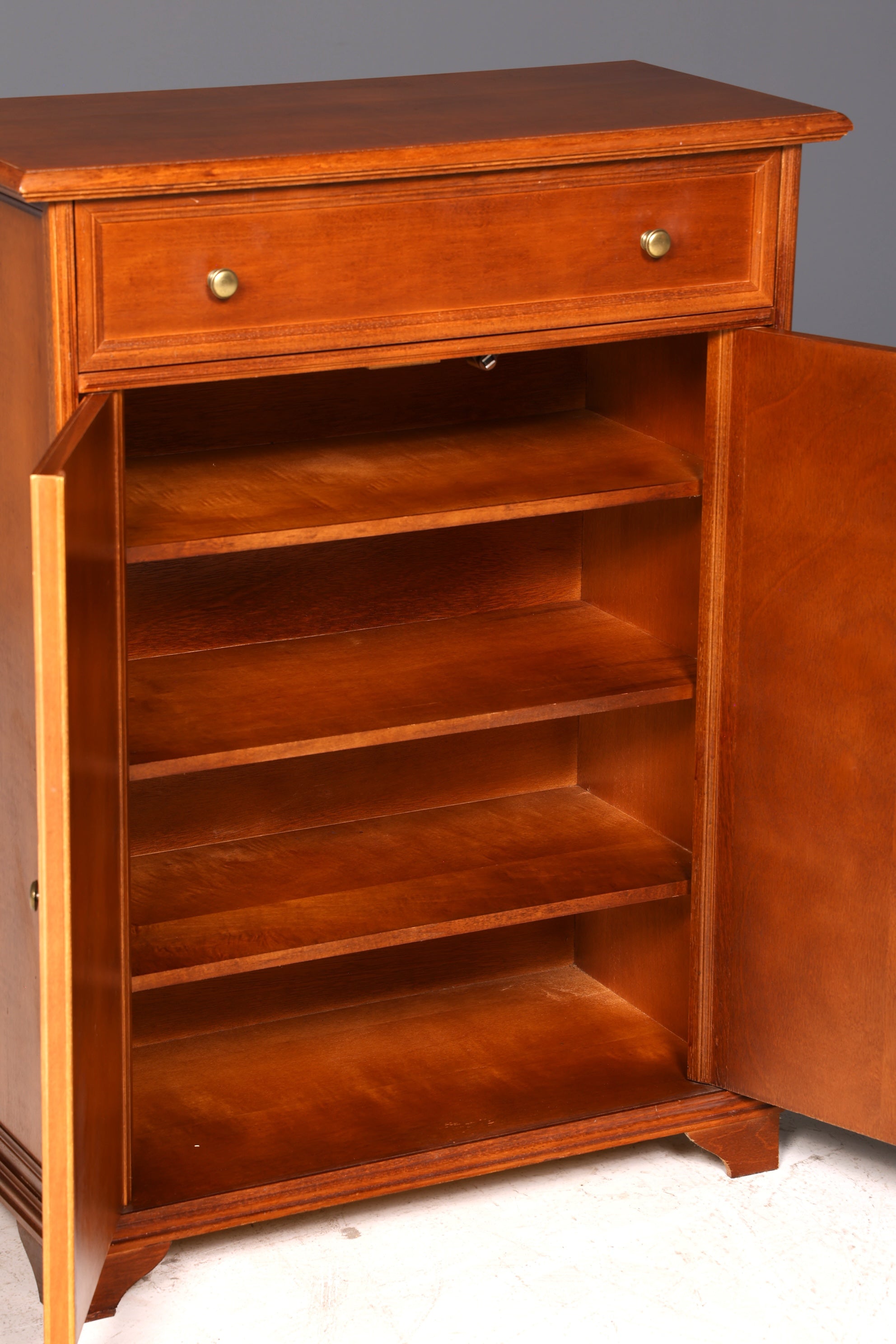 Wunderschöner Antik Stil Schrank Echt Holz Vertiko Kommode Flurschrank Vintage