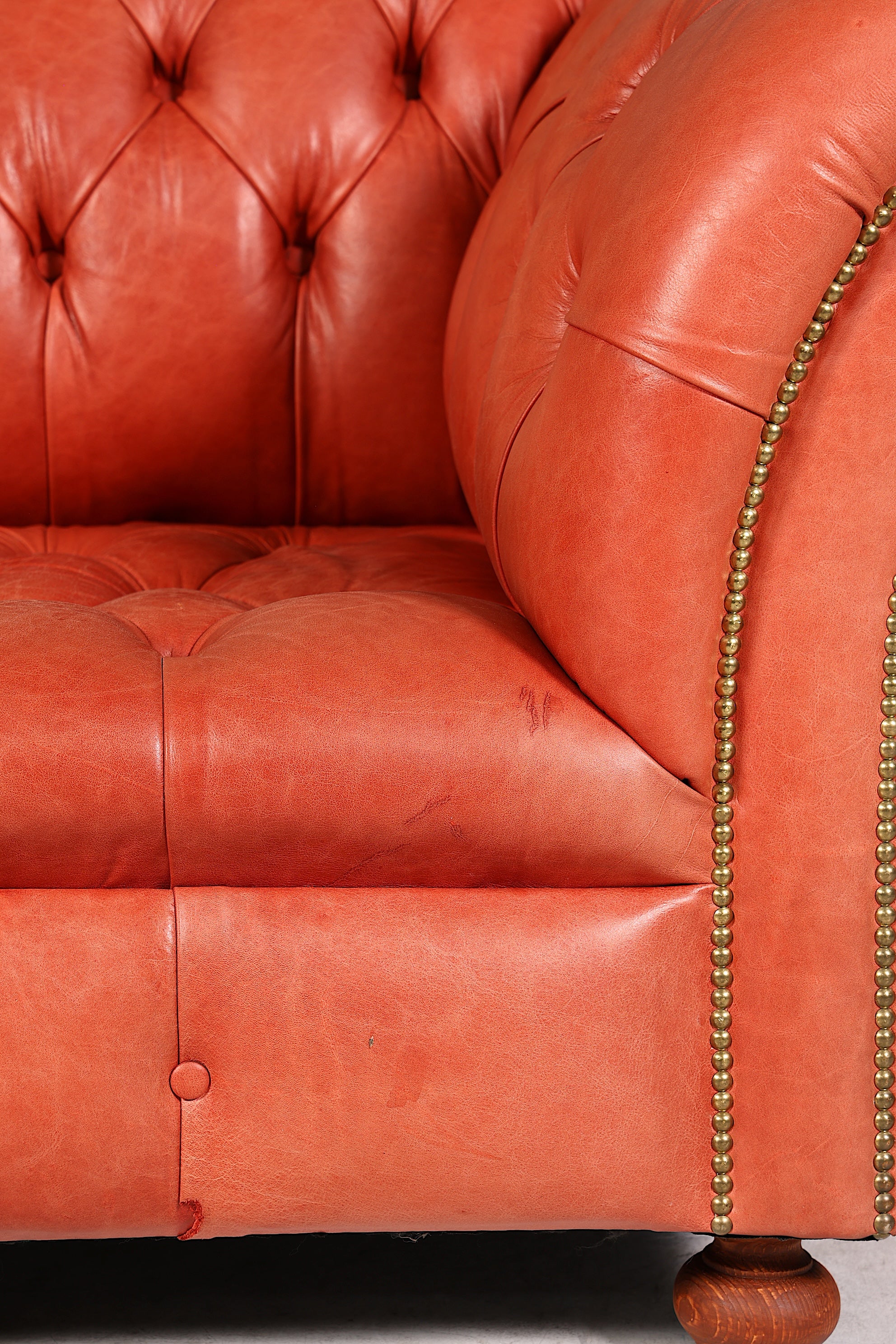 Wunderschönes Original Chesterfield Sofa 2-Sitzer Couch England Polstersofa